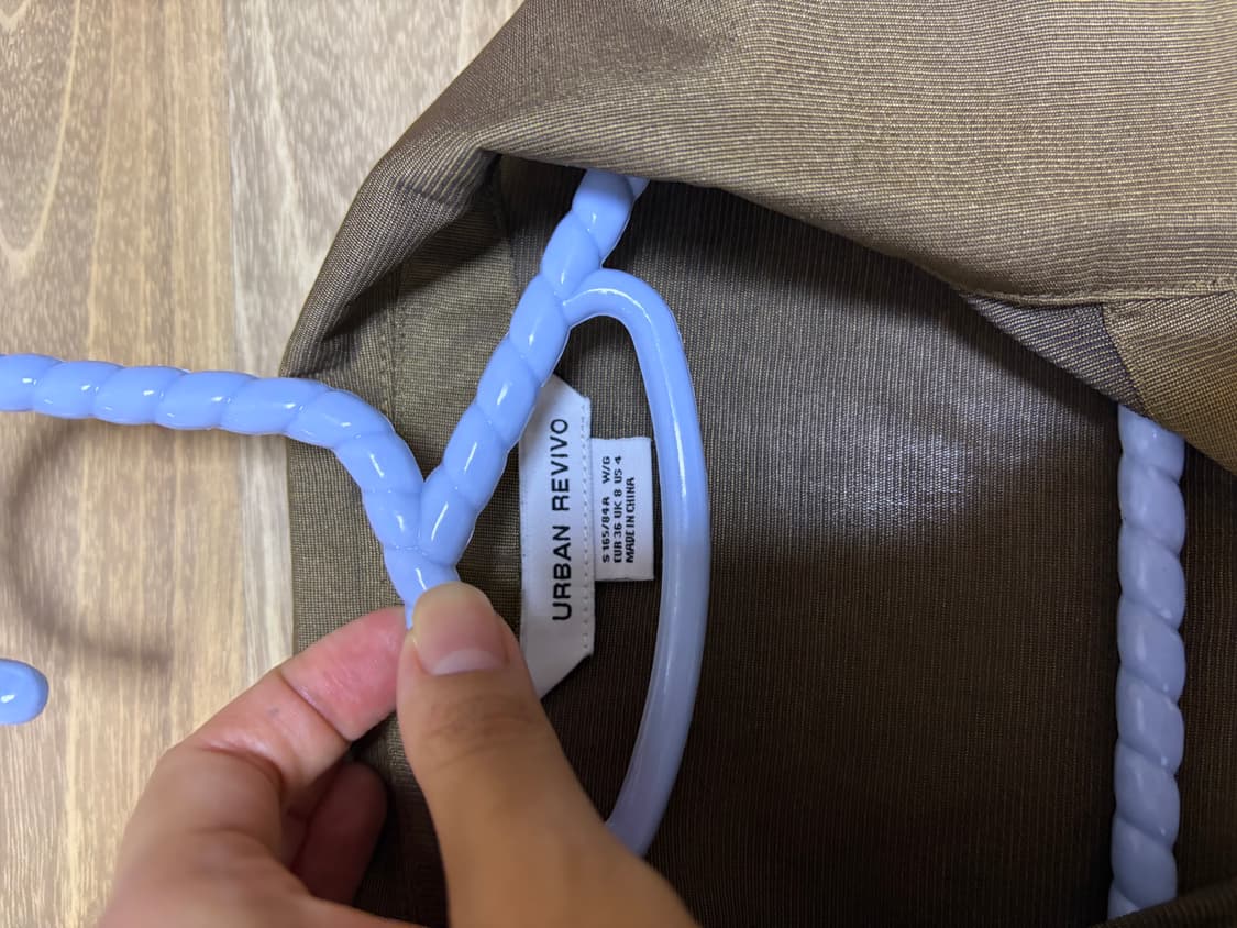 아소스 asos 카키 슬림핏 셔츠 상품이미지4