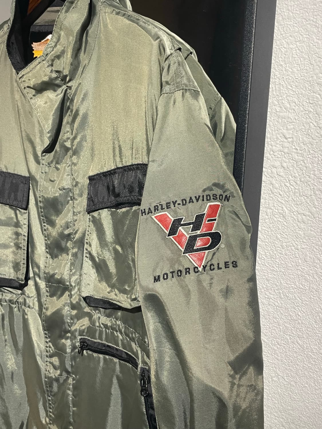 할리데이비슨 카키 야상 바람막이 L 상품이미지5