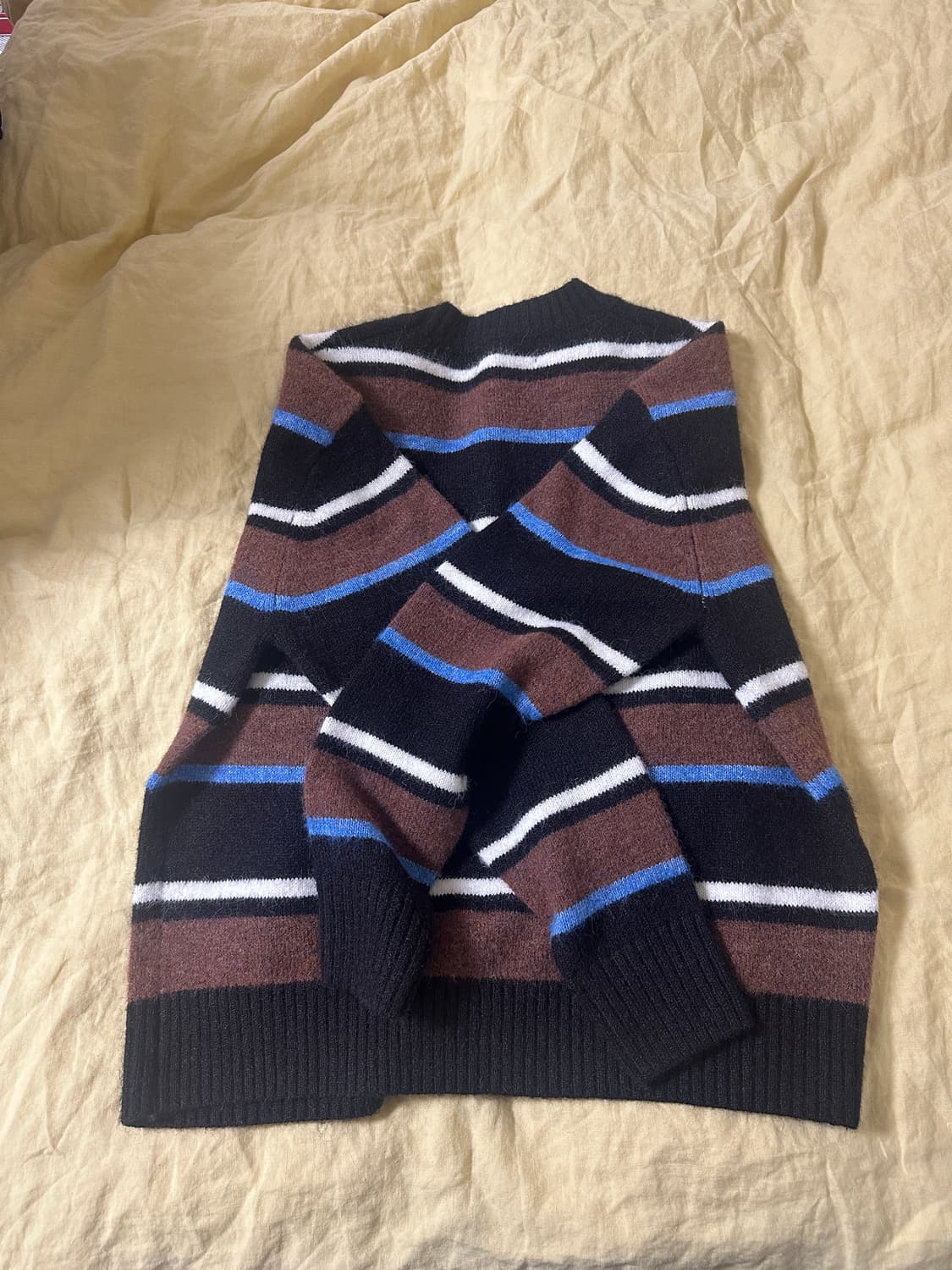 챔피온 X 자라 스트라이프 패치 스웨터 M 상품이미지2