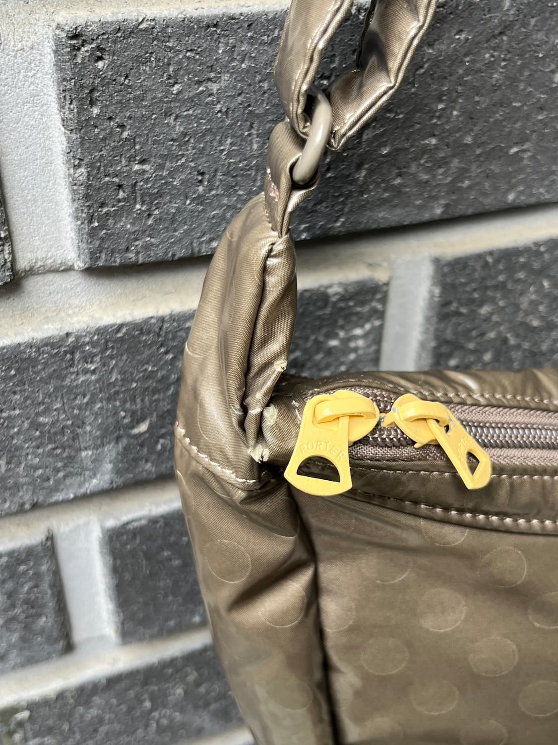 Porter 포터 도트 호보백 올리브 그린 상품이미지9