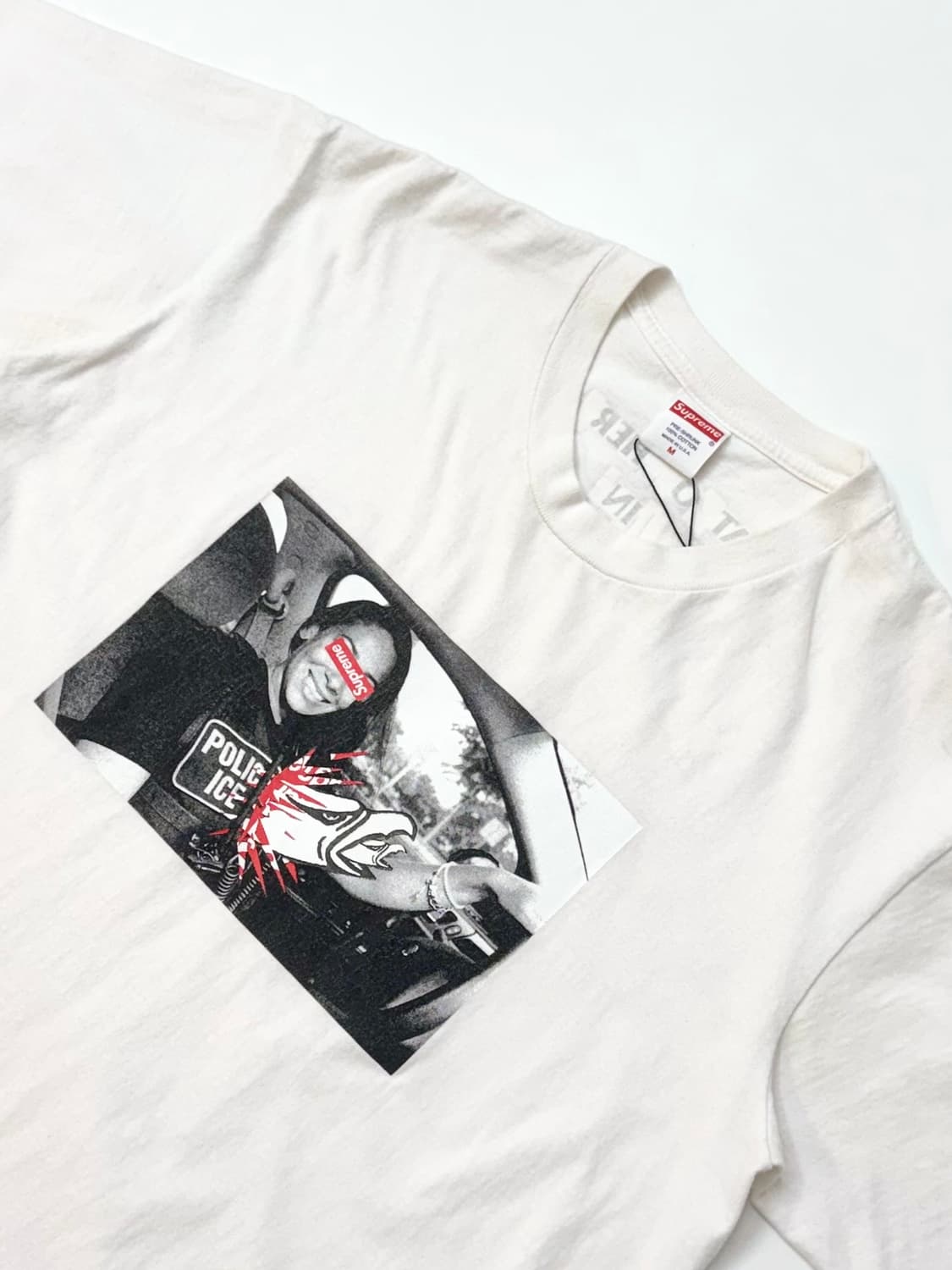 Supreme 슈프림 프리슈렁크 화이트 프린팅 티셔츠 상품이미지2