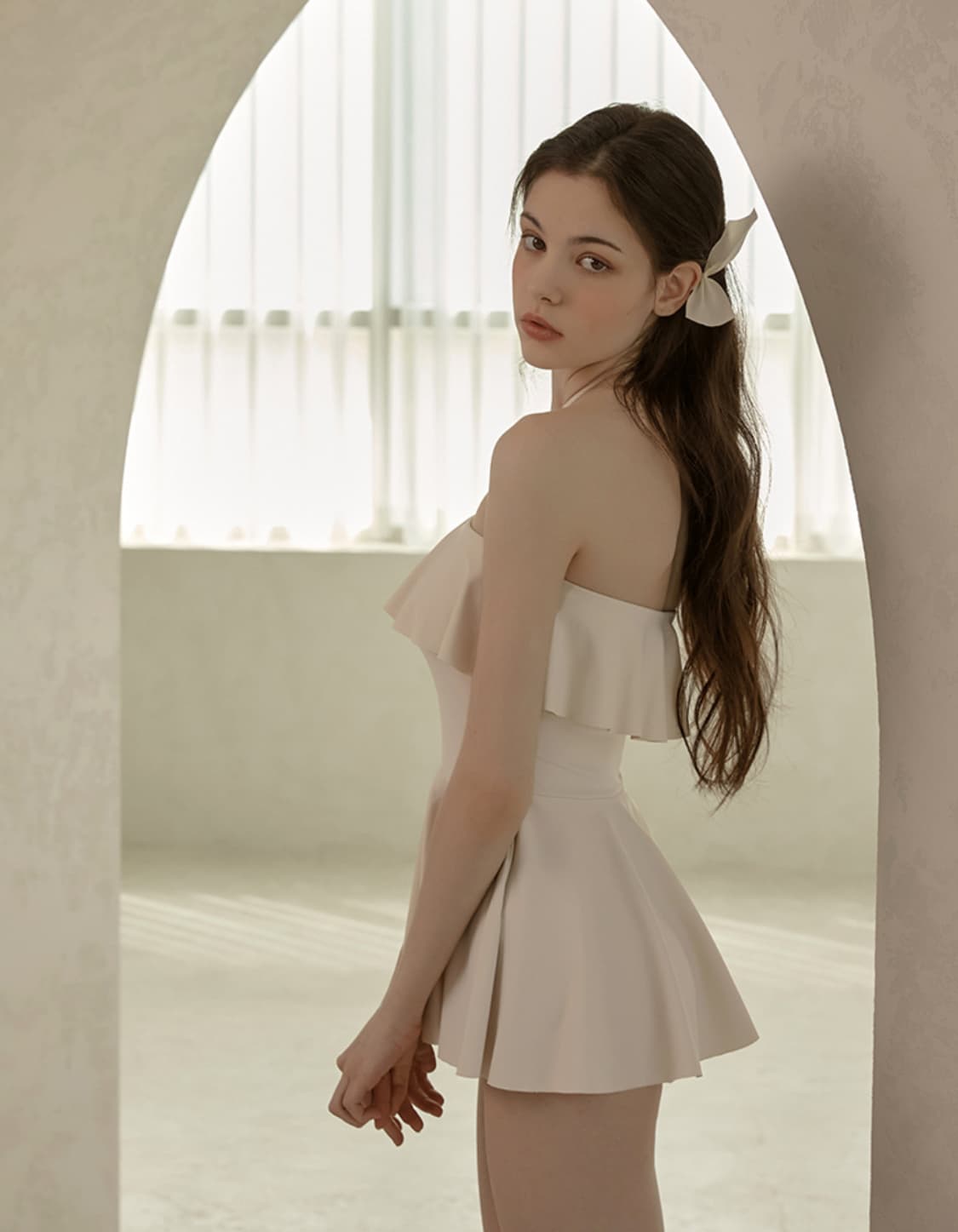 비키니밴더 로나 프릴 플레어 모노키니 상품이미지4
