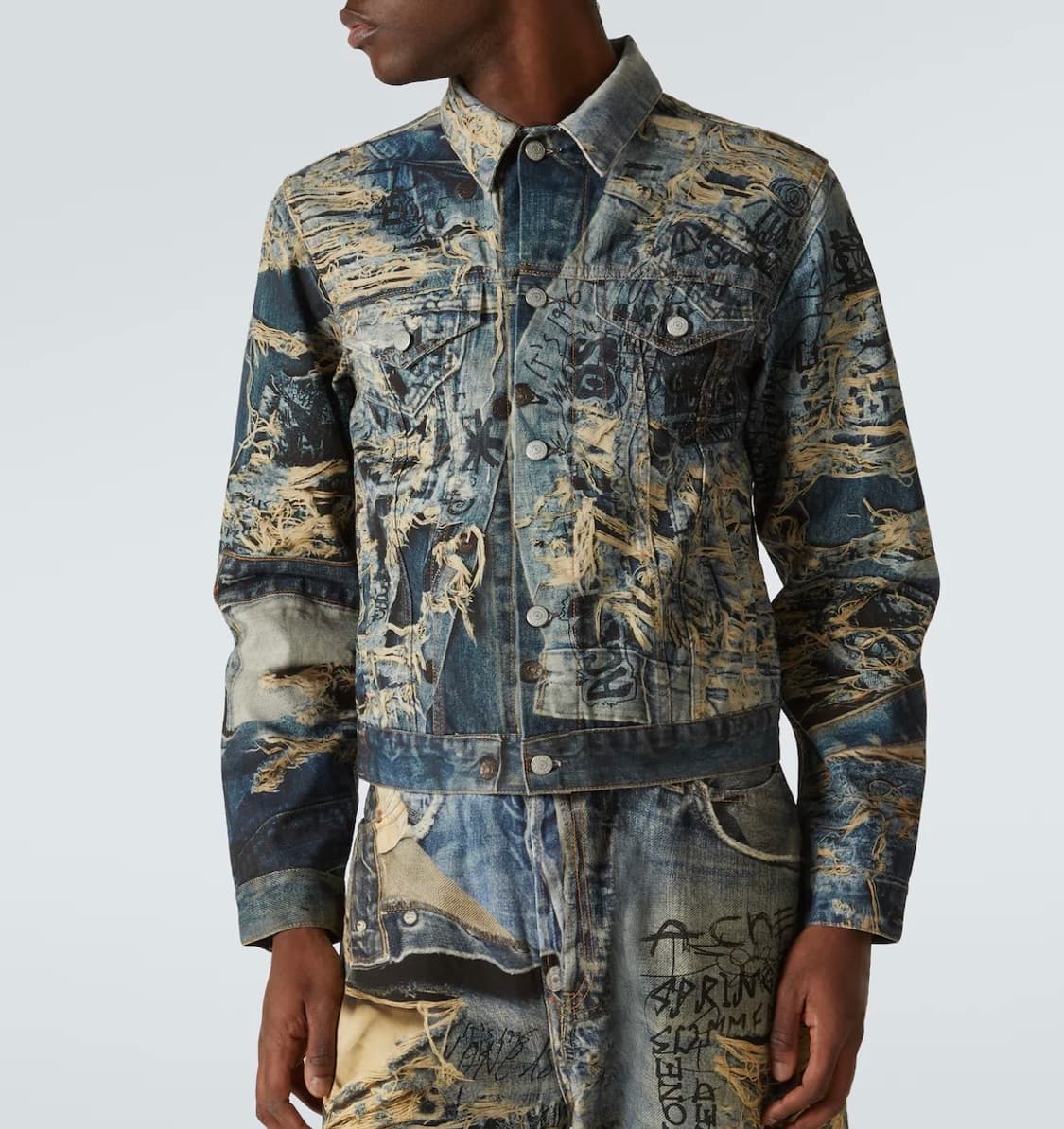 [48]아크네스튜디오 25ss 트롱프뢰유 데님 자켓 상품이미지1