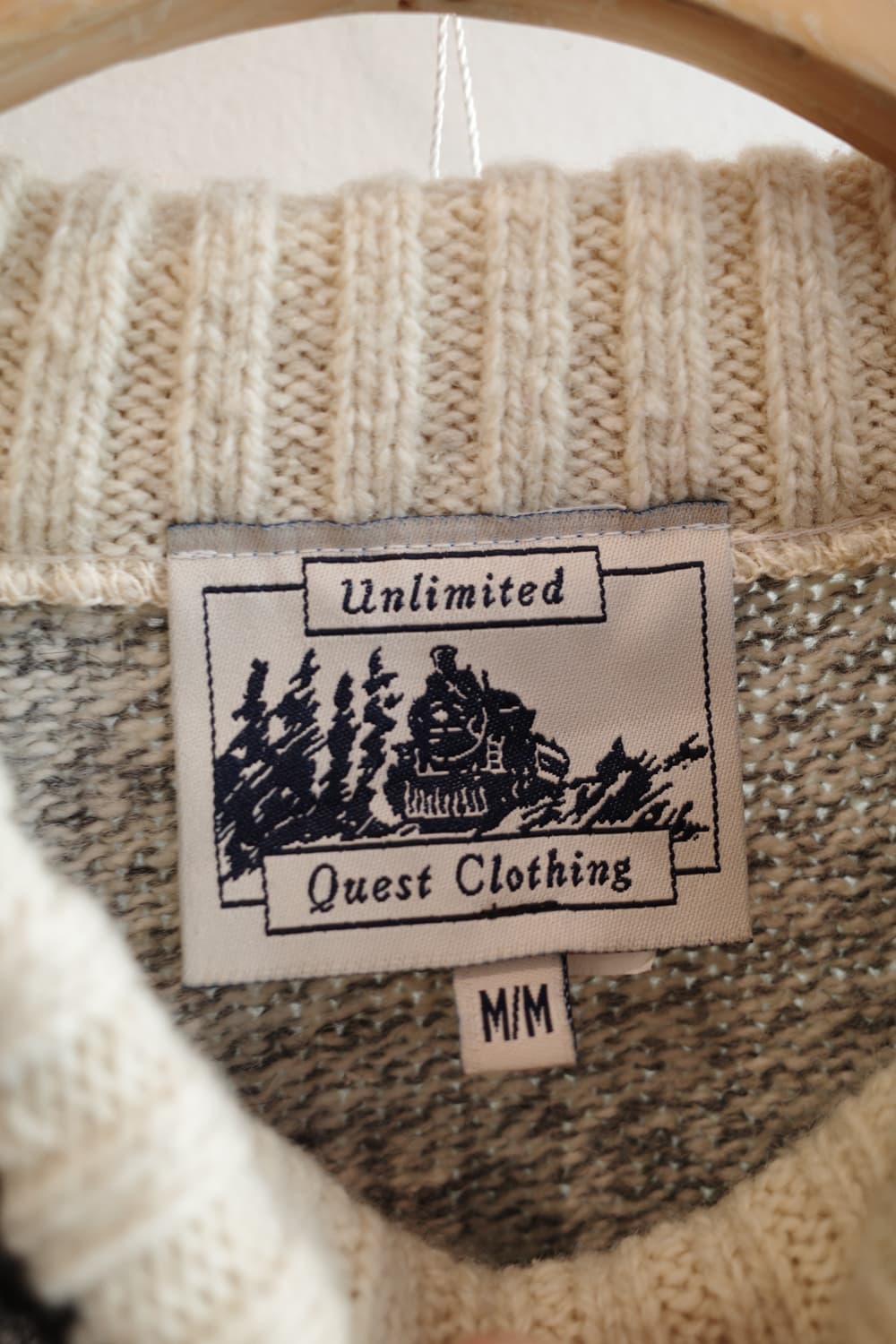 Japan brand 멜란지 울 니트 (MADE IN CANADA) 상품이미지3