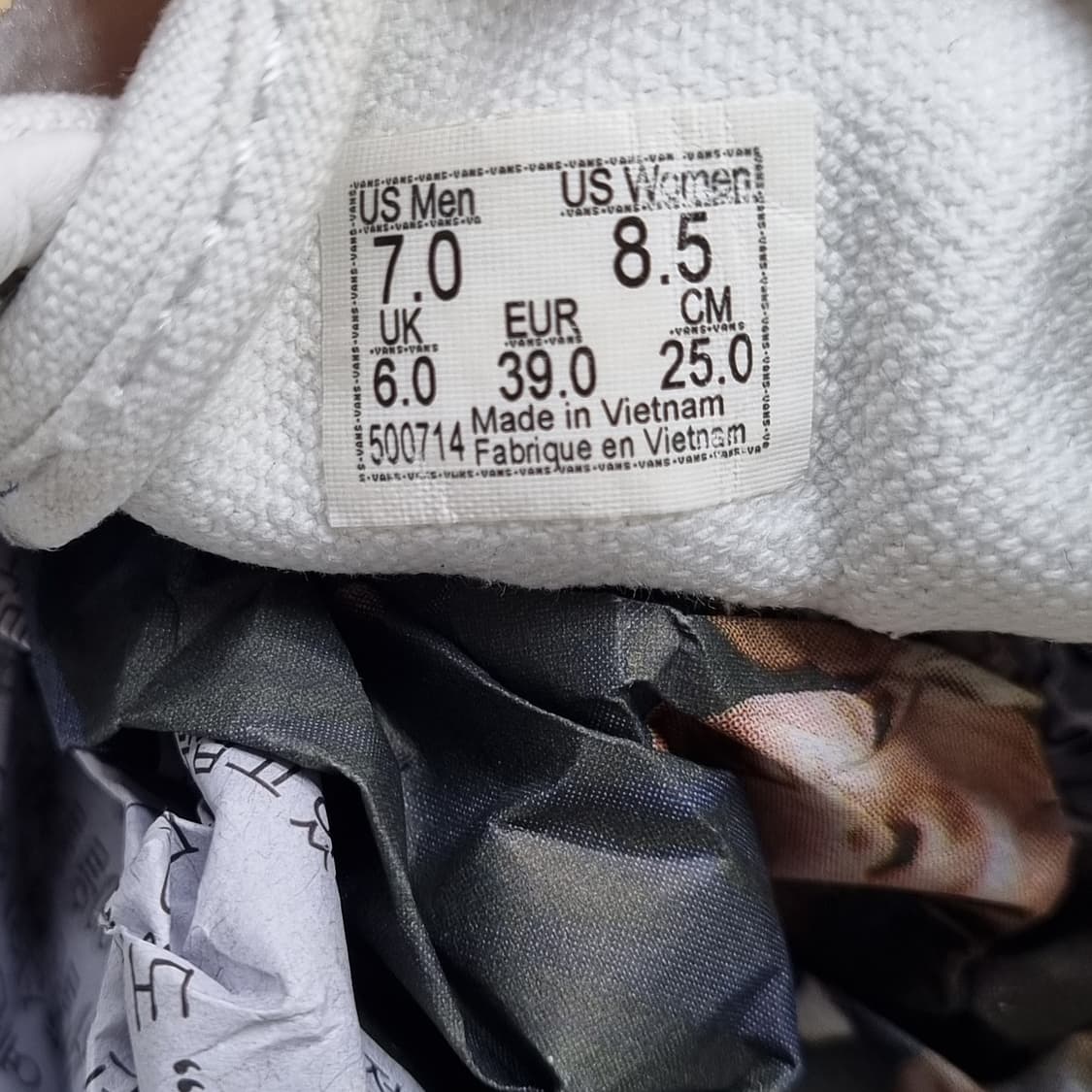 반스 에라 화이트 스니커즈250 상품이미지6