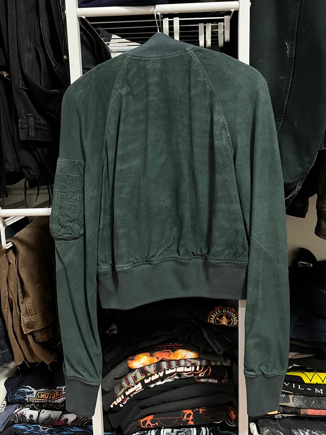 Rick Owens Blistered Bomber Jacket 상품이미지2