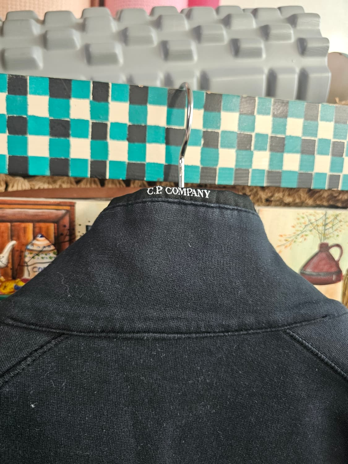 유행없이 입는 씨피 CP 컴퍼니 블랙 집업 자켓 L 팔아요 상품이미지8