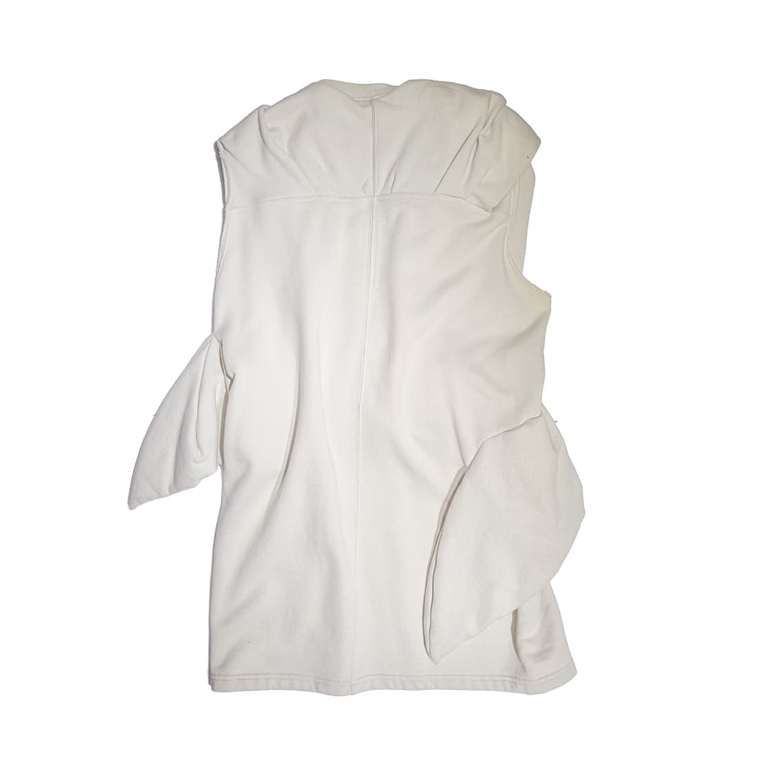 릭오웬스 - 16FW MASTODON 드레이프 스웻 슬리스리스 - 그레이 상품이미지2