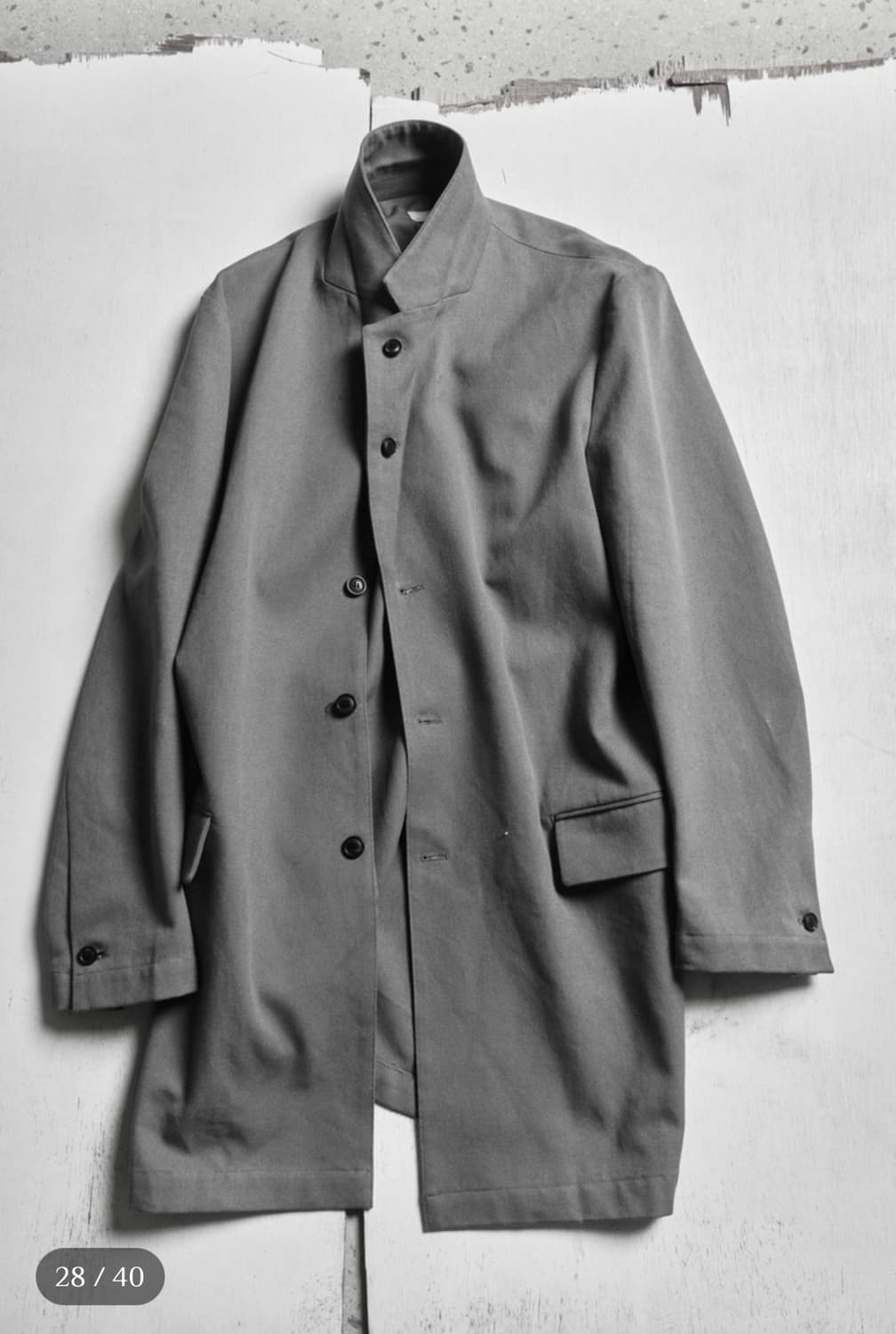 Textured Car Coat 상품이미지1