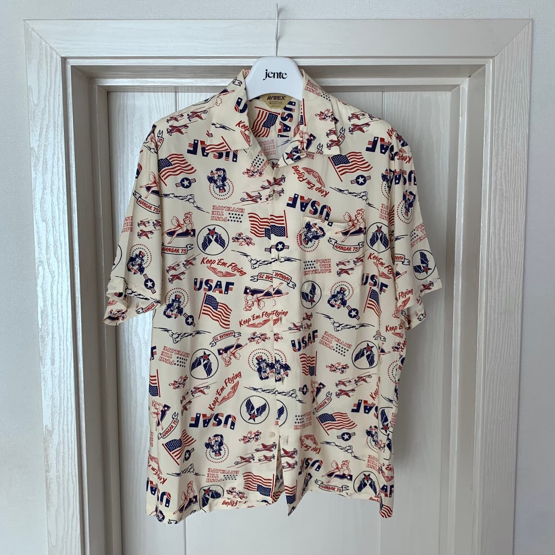 아비렉스 usaf 오픈카라 레이온 셔츠 알로하 상품이미지2