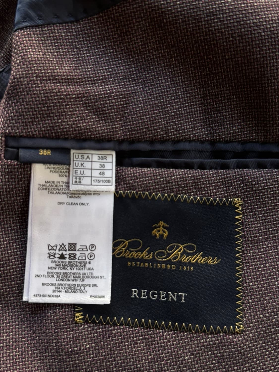 브룩스 브라더스 리넨 자켓 슬림105 상품이미지8