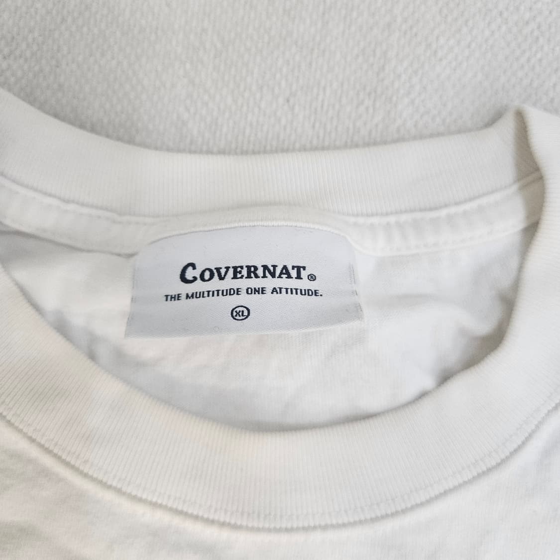 XL 커버낫 화이트 반팔티 0303Y 상품이미지2