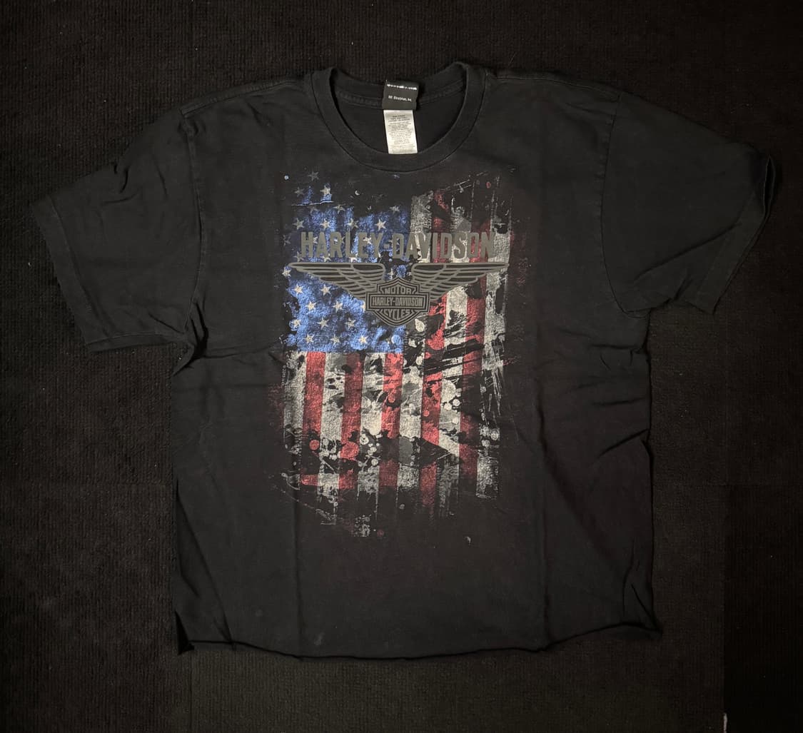 [L] 할리 데이비슨 반팔 티셔츠 상품이미지1