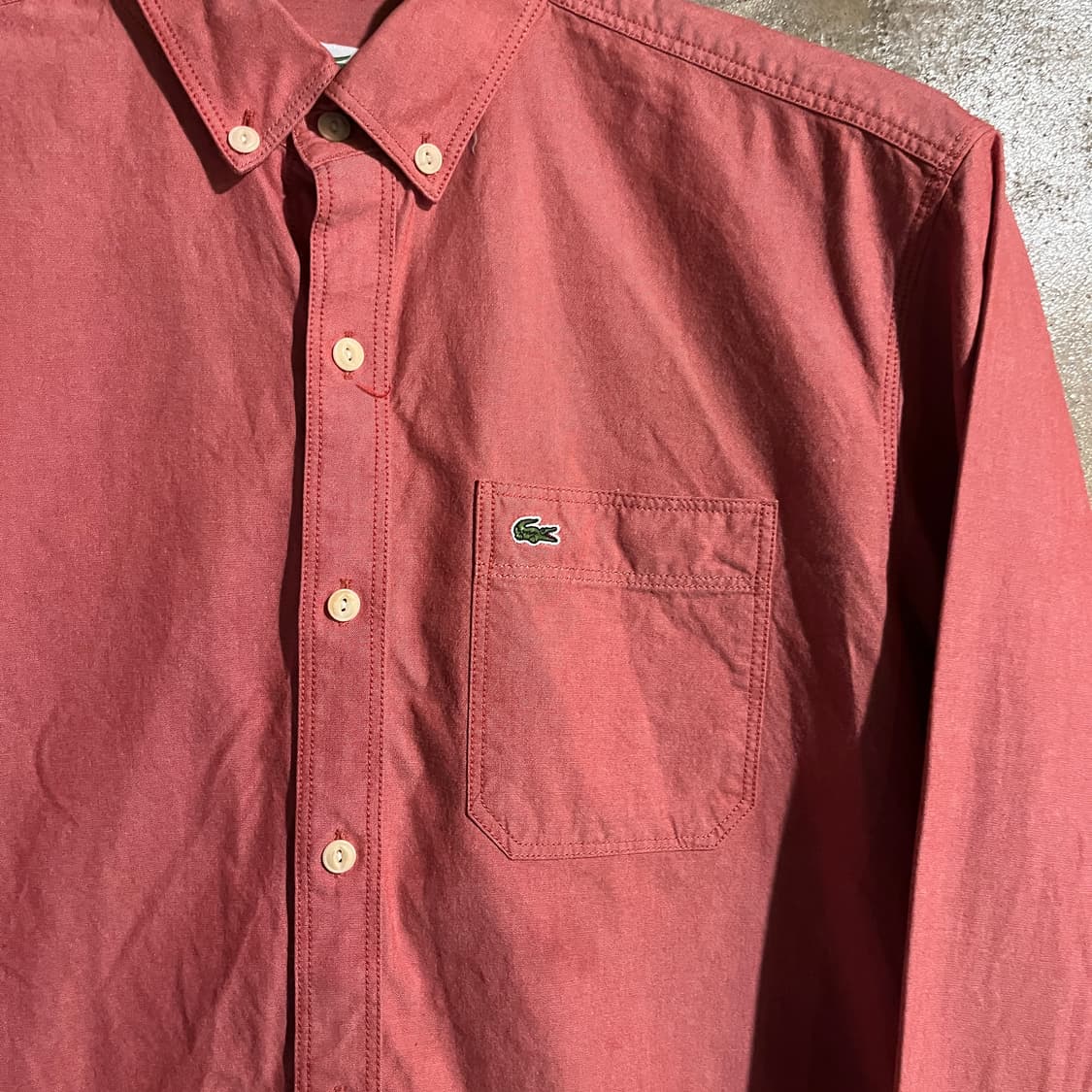 라코스테 솔리드 셔츠 상품이미지2