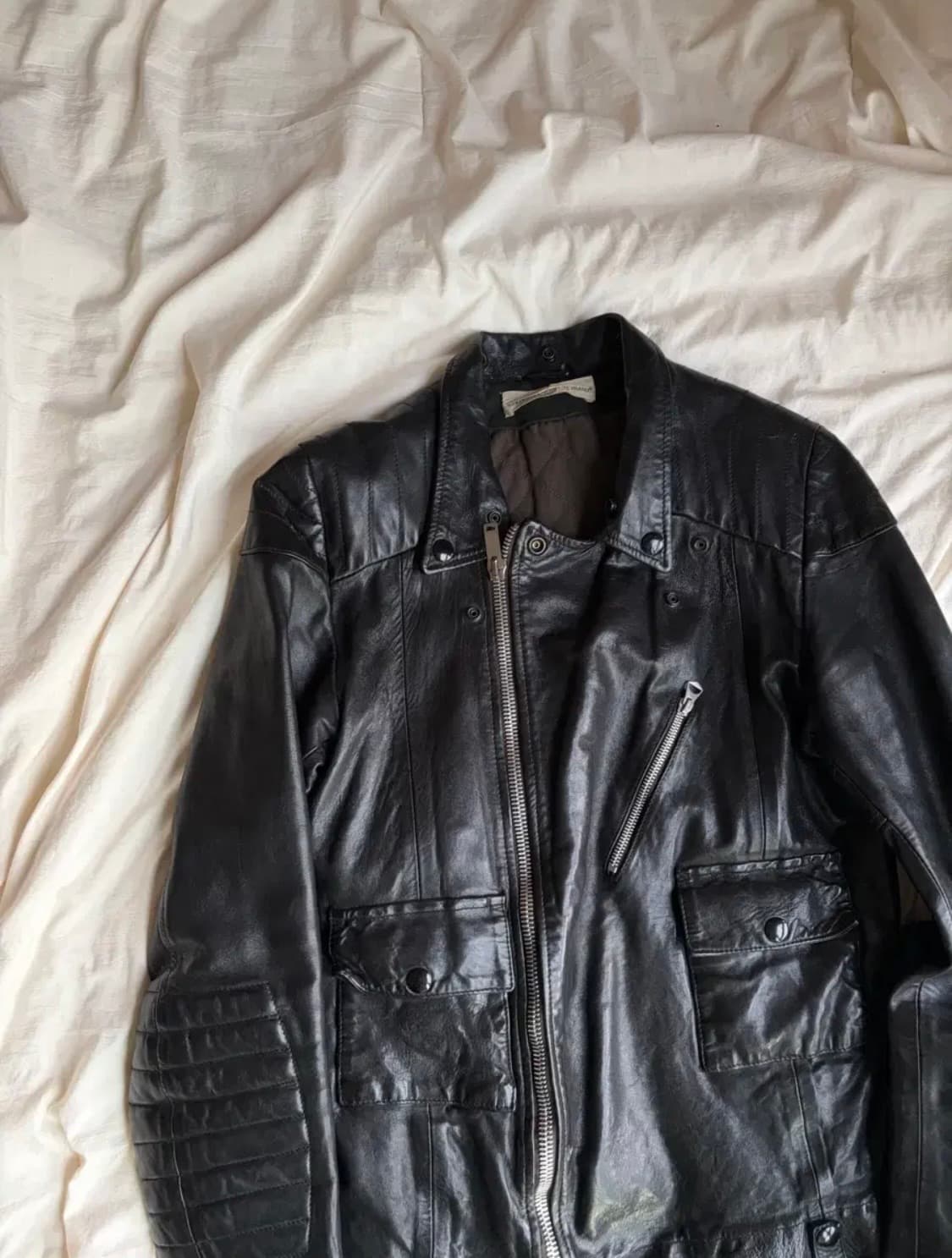 골든구스 램스킨 레더 자켓 상품이미지2