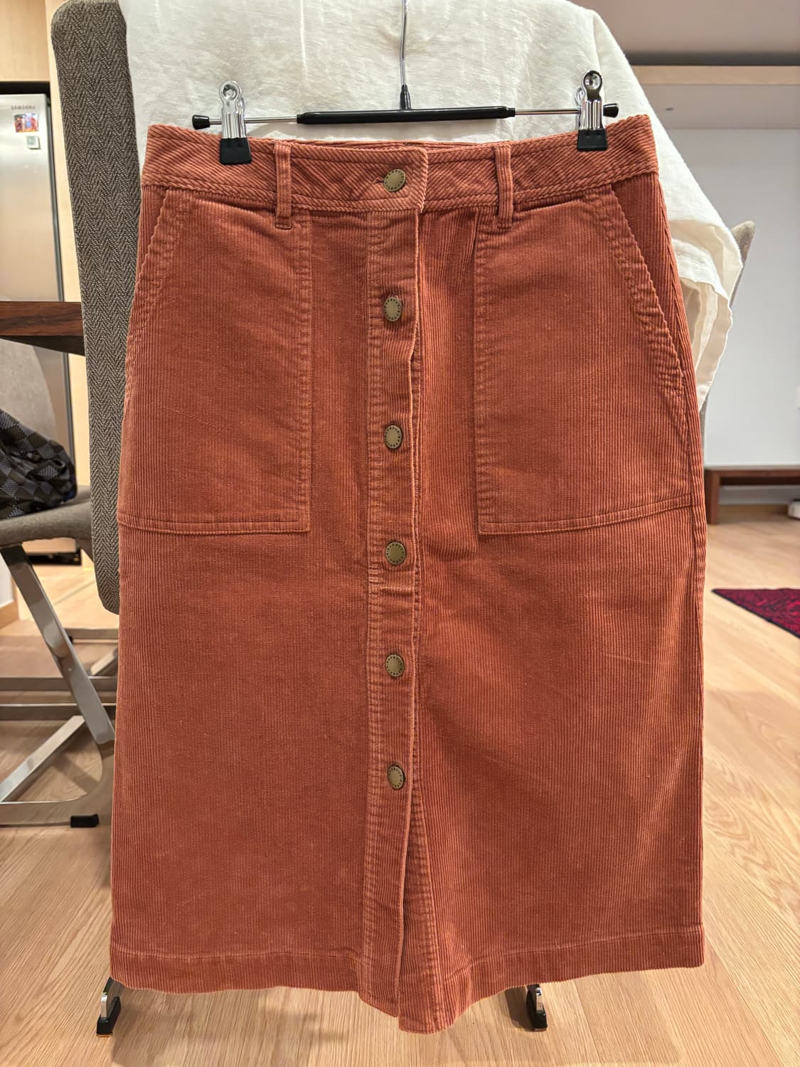 바버 레베카 코듀로이 스커트 상품이미지1