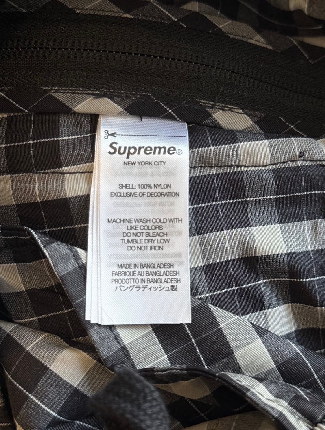 슈프림 플레이드 웜업 팬츠 L 상품이미지4