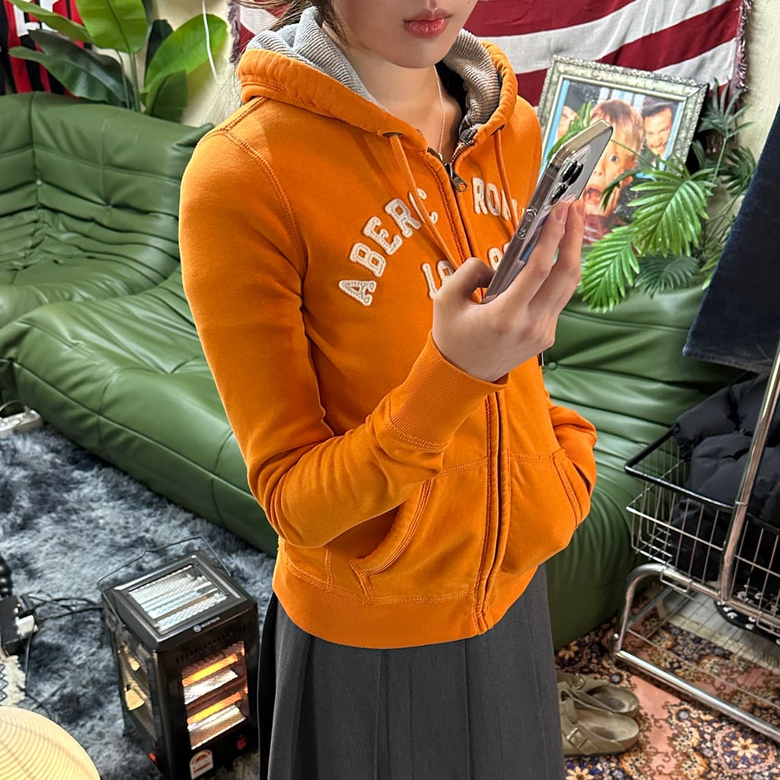 아배크롬비 후드집업 상품이미지1