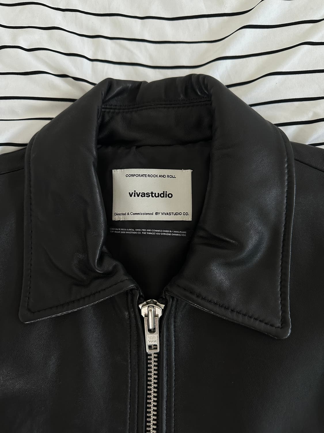 비바스튜디오 SINGLE RIDERS JACKET JS [BLACK] 상품이미지4