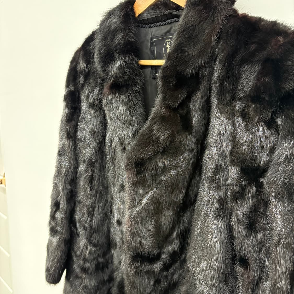 Silver Iemura 블랙 밍크 코트 여/M 상품이미지2