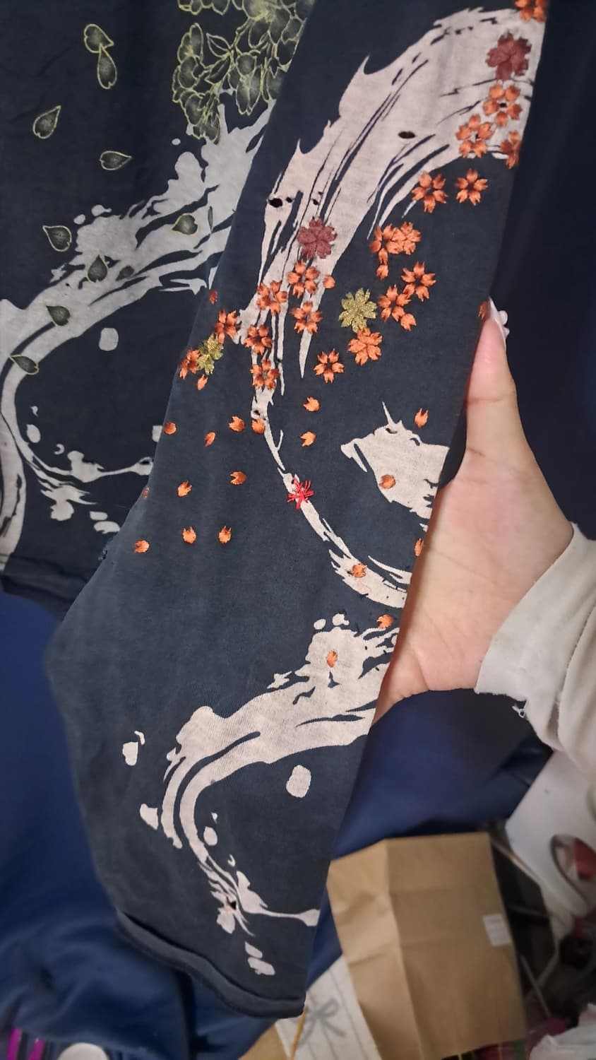 야쿠자풍 긴팔티 상품이미지3