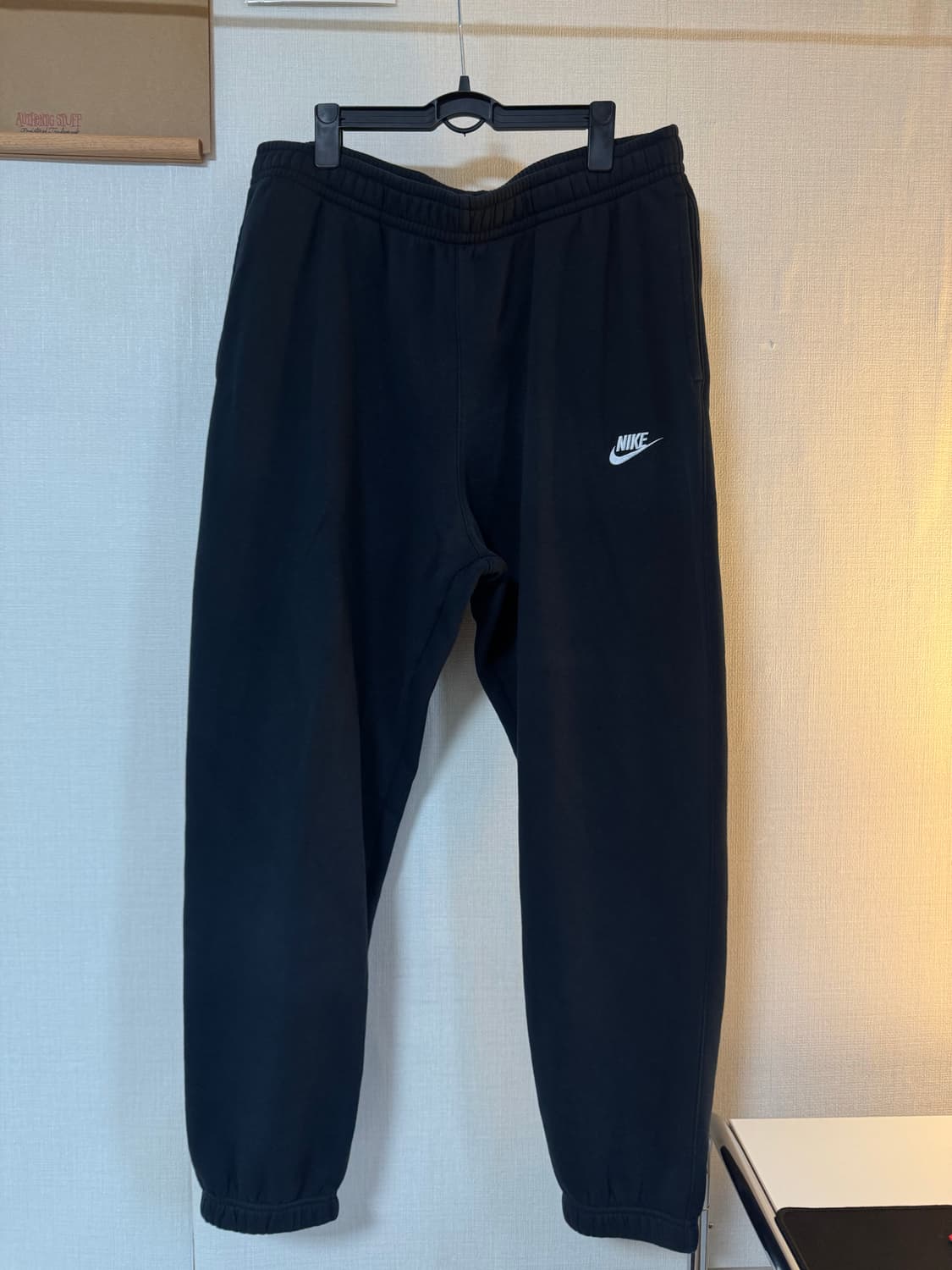 [XL]나이키 스우시 스웻팬츠 블랙 상품이미지1