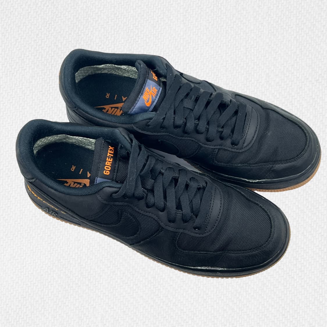 285 나이키 에어포스1 고어텍스 블랙 라이트 카본 상품이미지7
