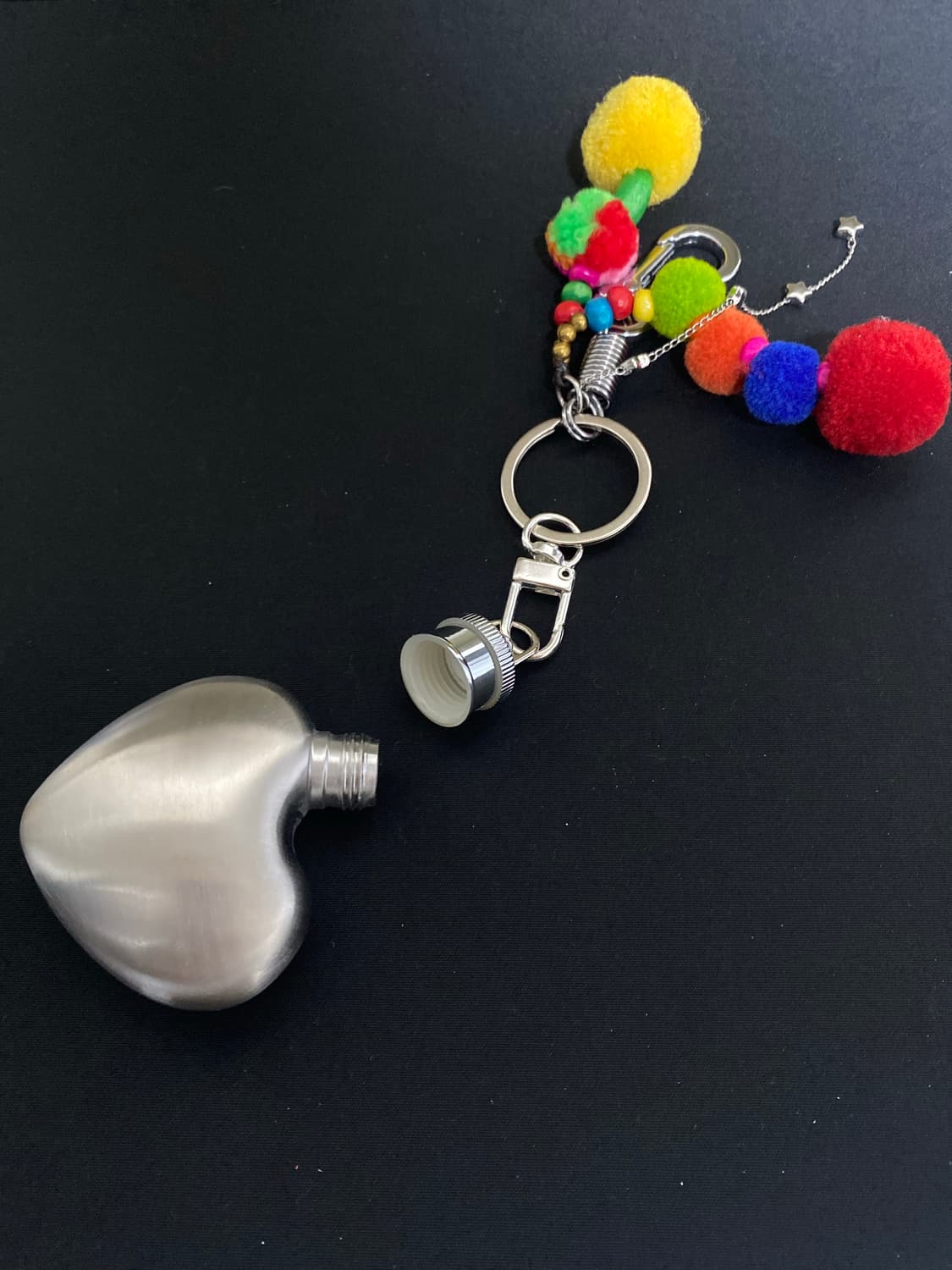 겨울 포인트 폼폼 키링 상품이미지3