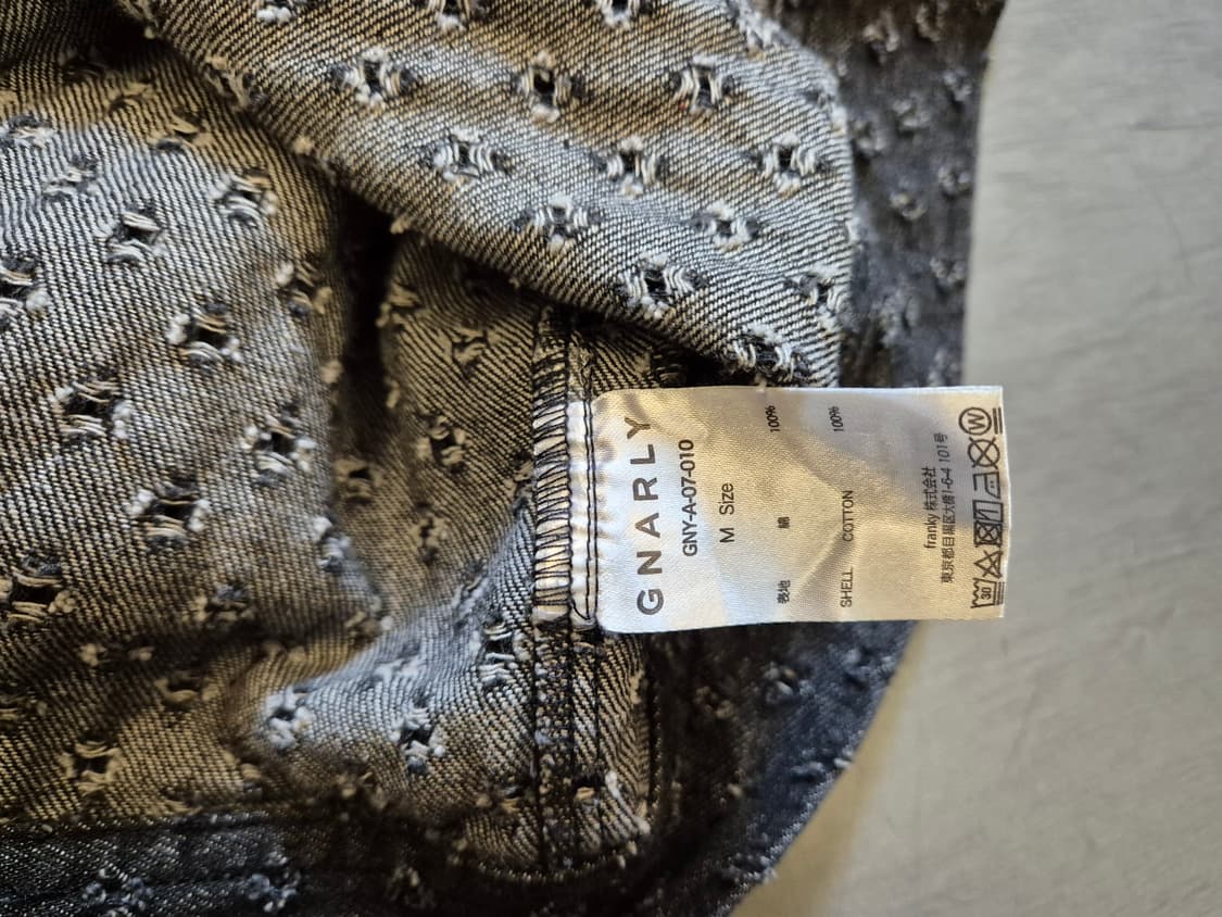 GNARLY TOKYO 펀칭 데님 자켓 상품이미지7