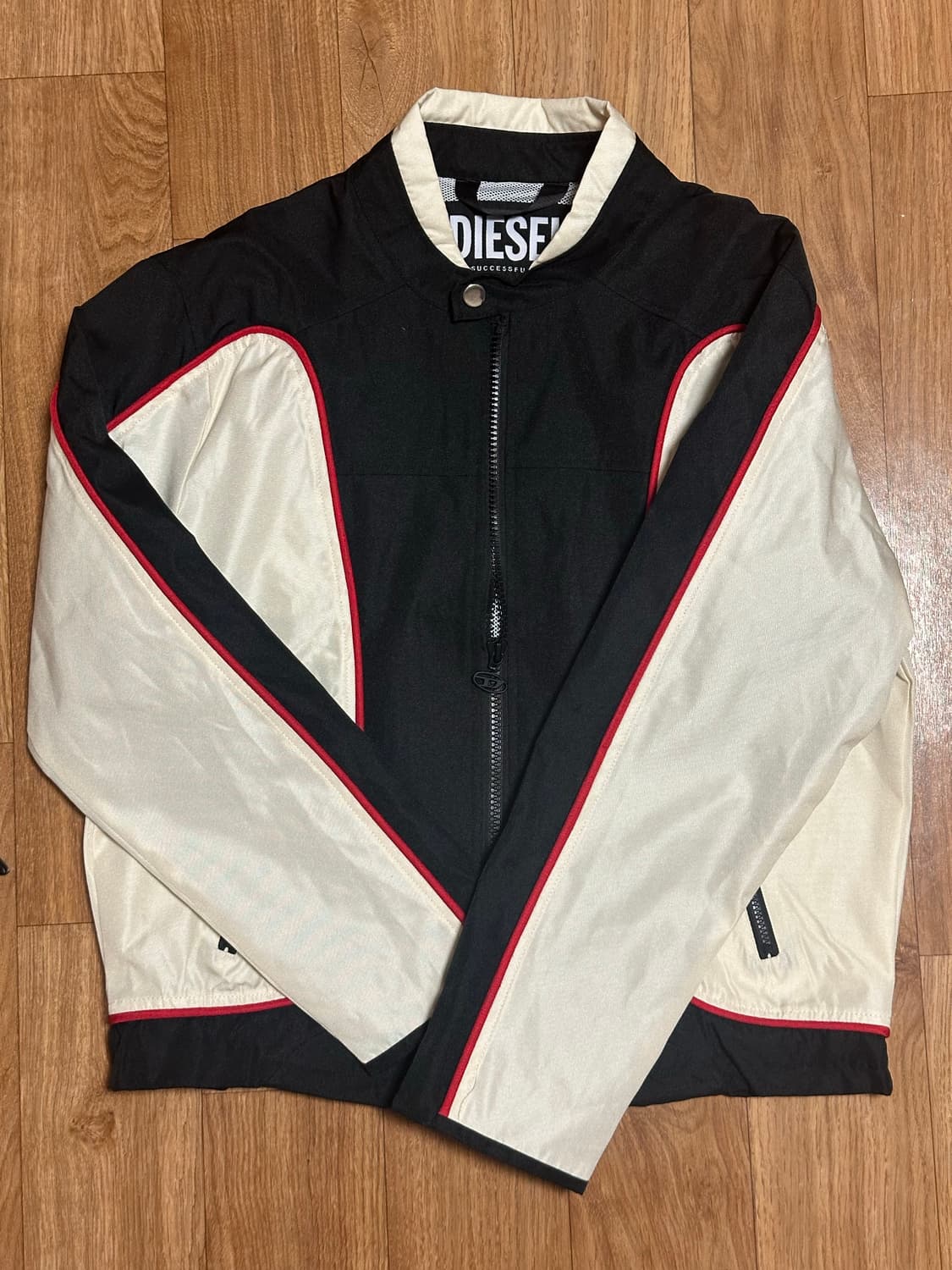 디젤 J-블링크 컬러블록 나일론 바이커 자켓 (XL) 상품이미지7