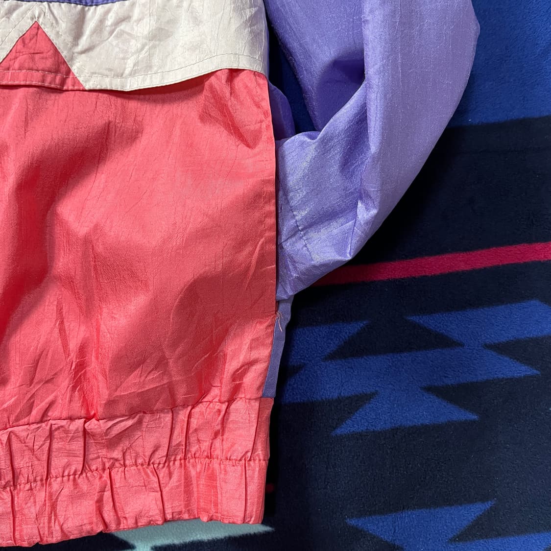 빈티지(made  hong kong) 리버시블 자켓 (공용) 상품이미지4