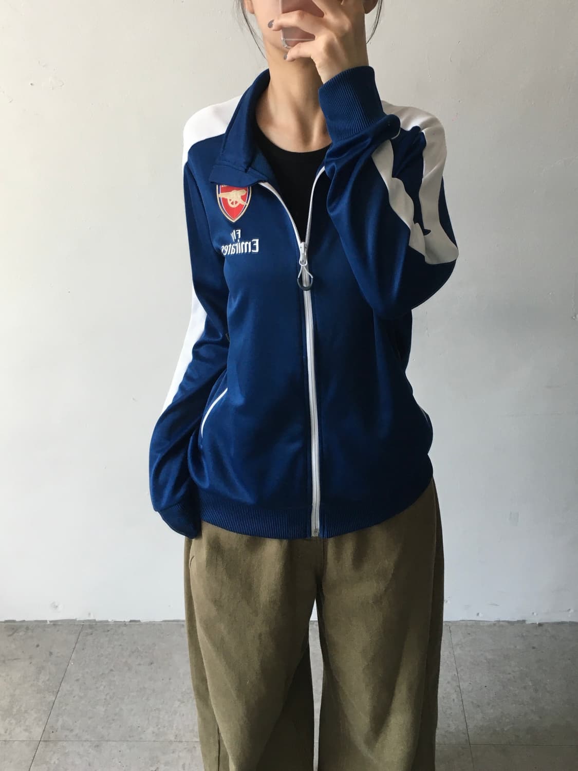 퓨마 아스널로고 트랙탑져지 상품이미지1