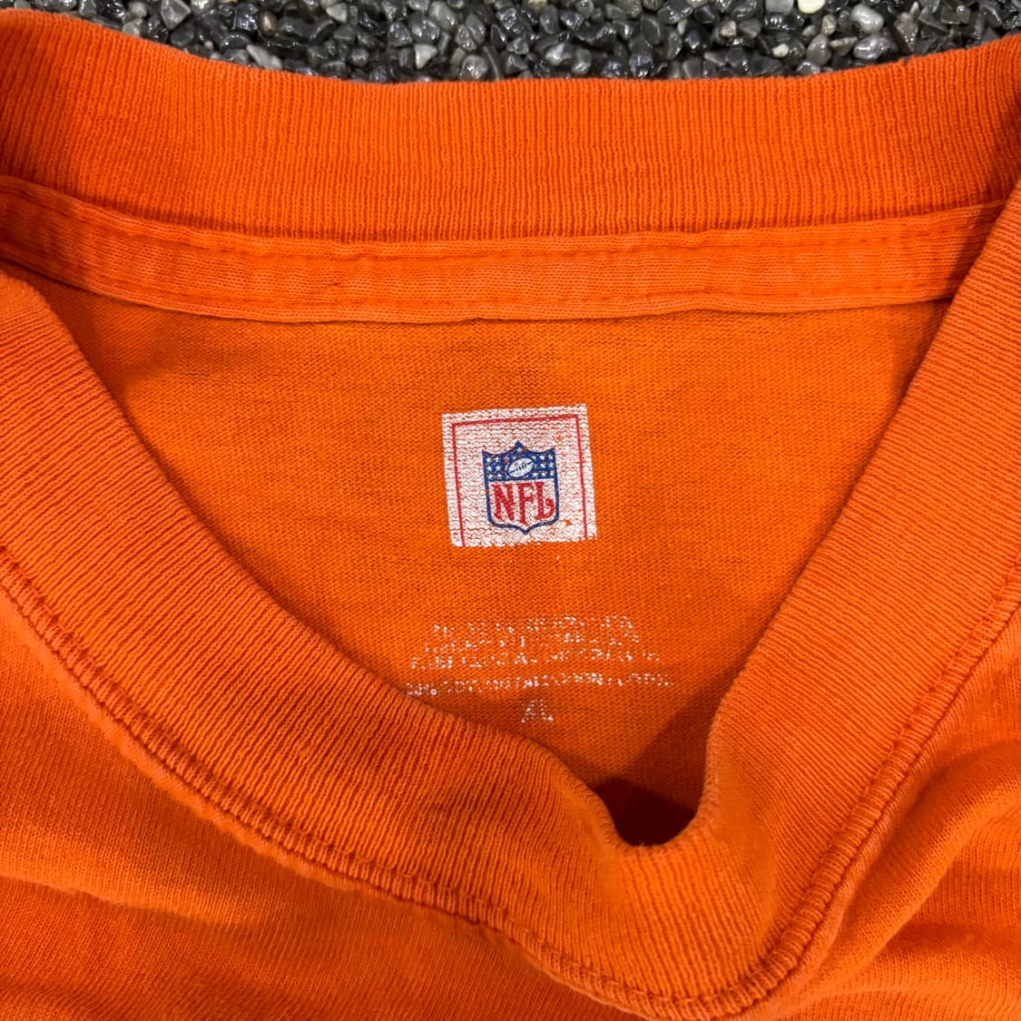 Nfl 덴버 브롱코스 빅로고 오렌지 티셔츠 상품이미지3