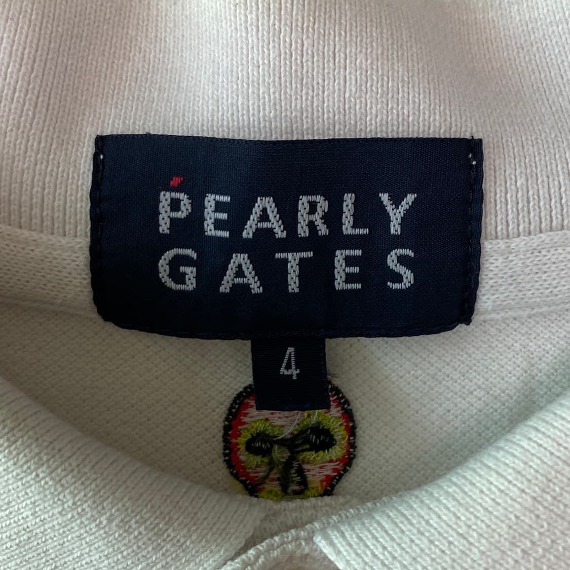 🌮 [Pearly Gates] 위트 자수 화이트 피케 셔츠 상품이미지7