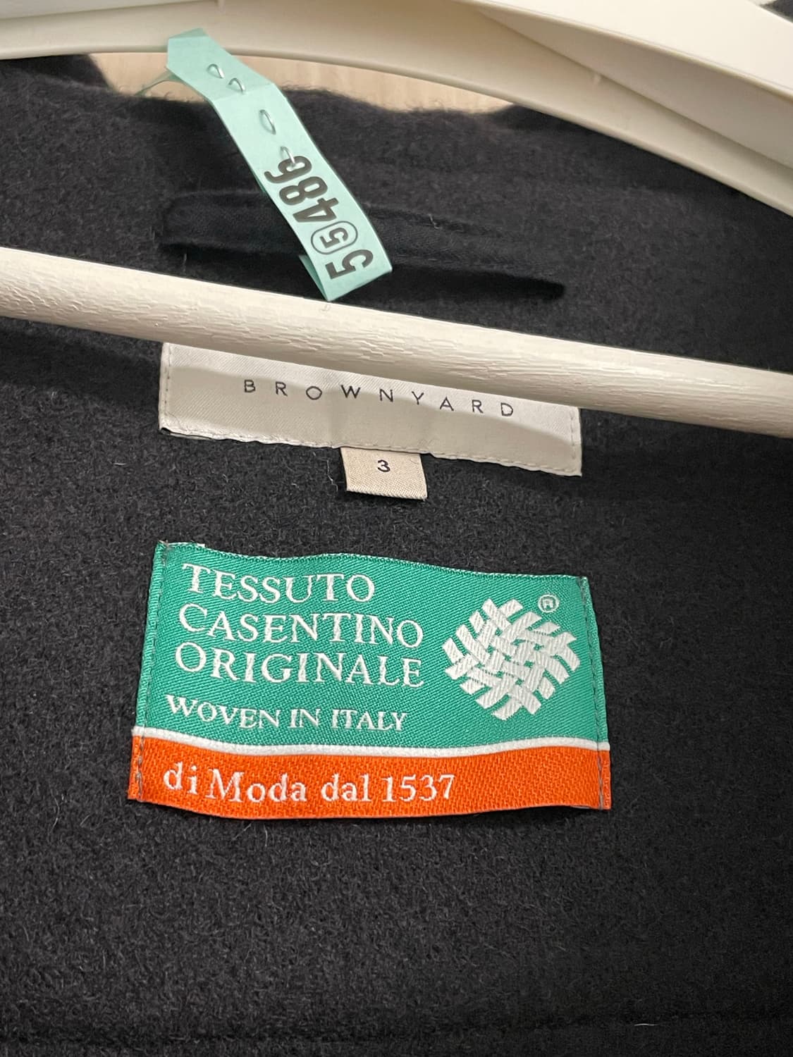 [3] 브라운야드 카센티노 울 더플코트 다크네이비 상품이미지7