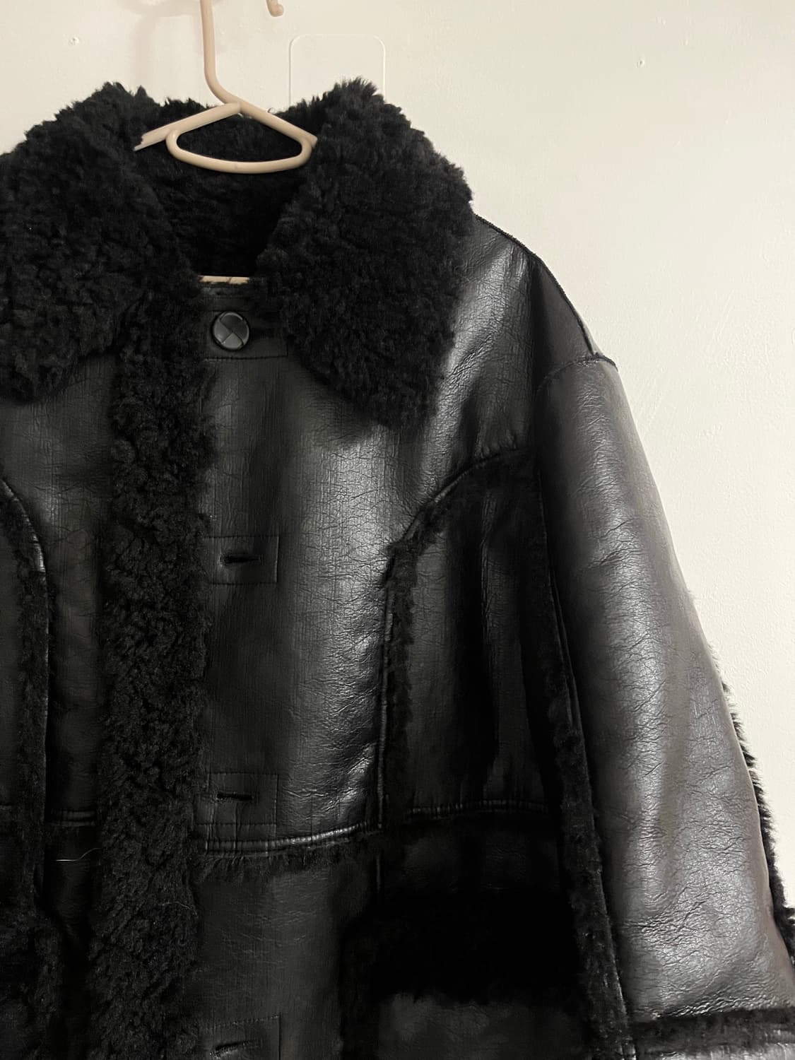 퍼버즈 리버서블 무스탕 상품이미지2