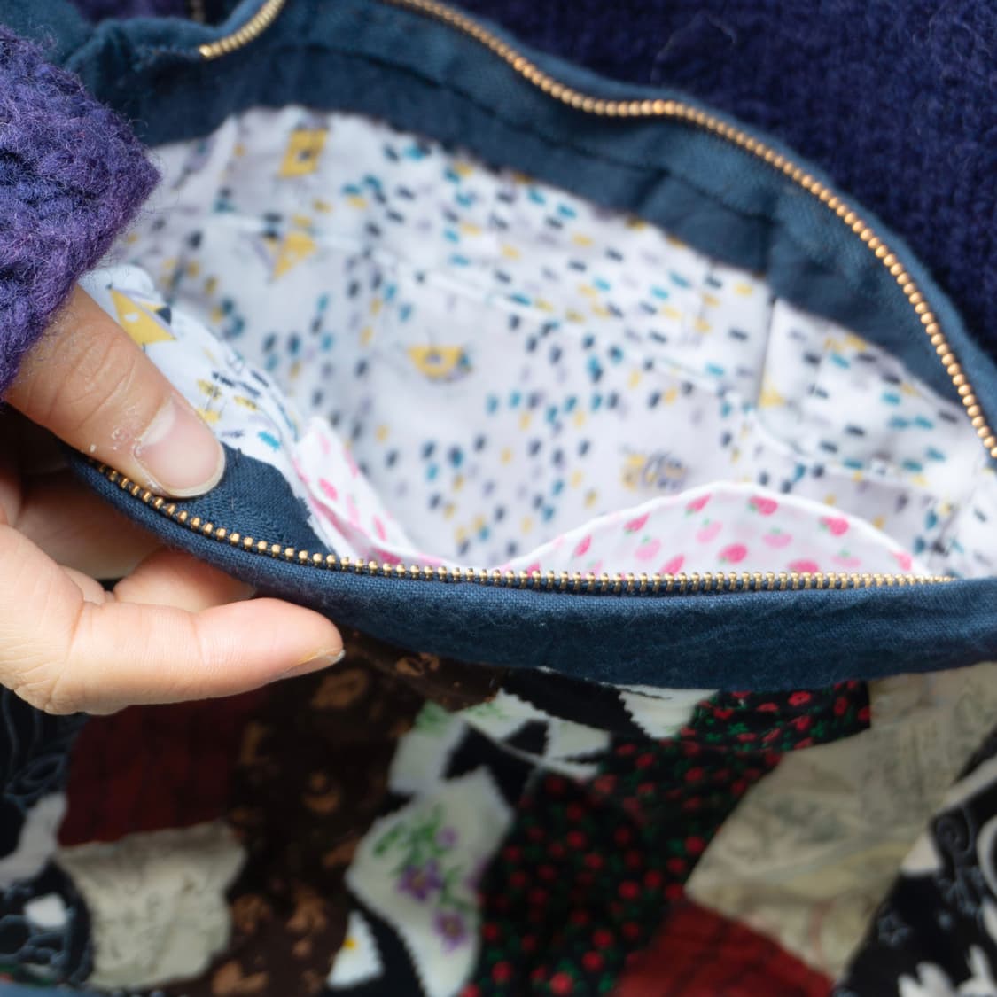 조각보 패치워크 크로스백 상품이미지2