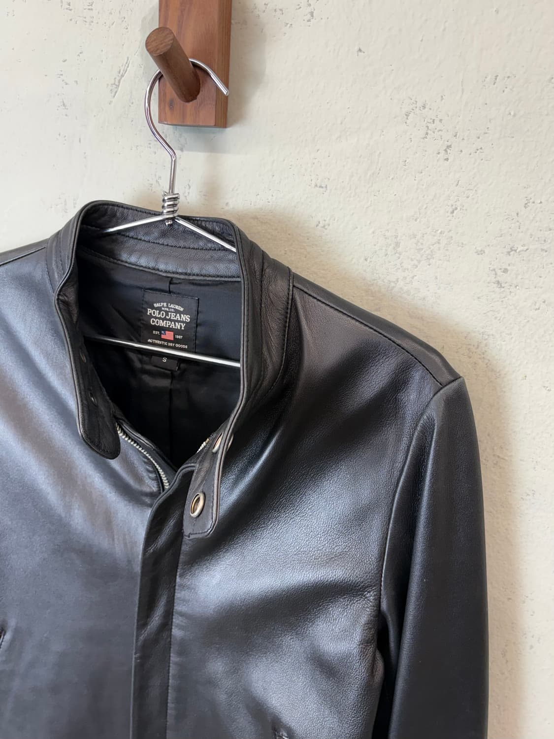 폴로랄프로렌 폴로진스 빈티지 램스킨 라이더 자켓 상품이미지6