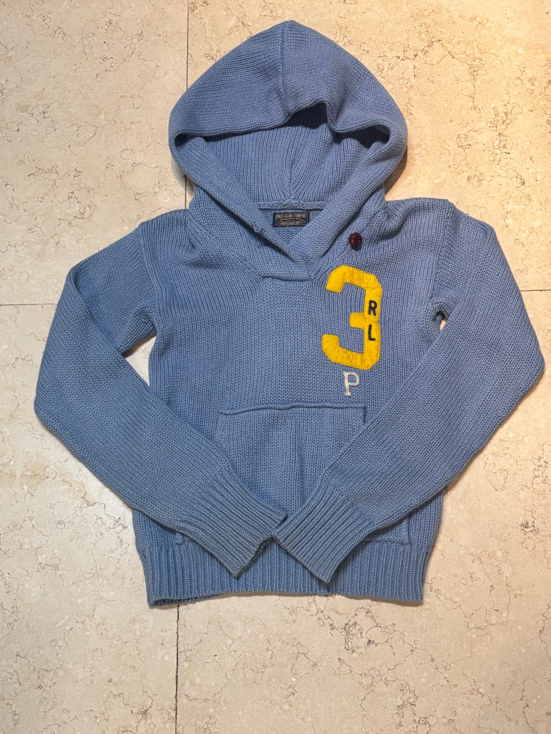 폴로 빈티지 니트 후드집업🚖 상품이미지1