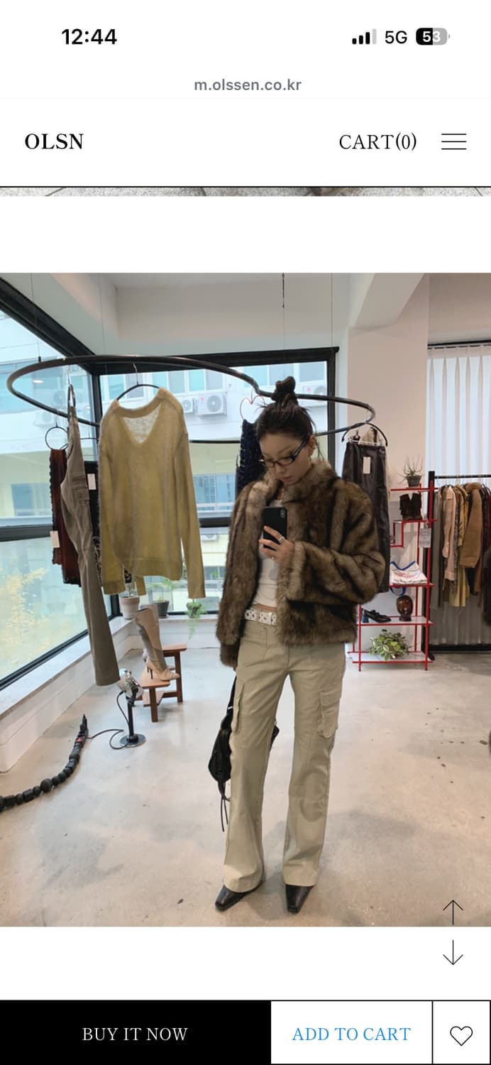 올슨워시드 슬림 카고 팬츠 (새상품) 상품이미지1