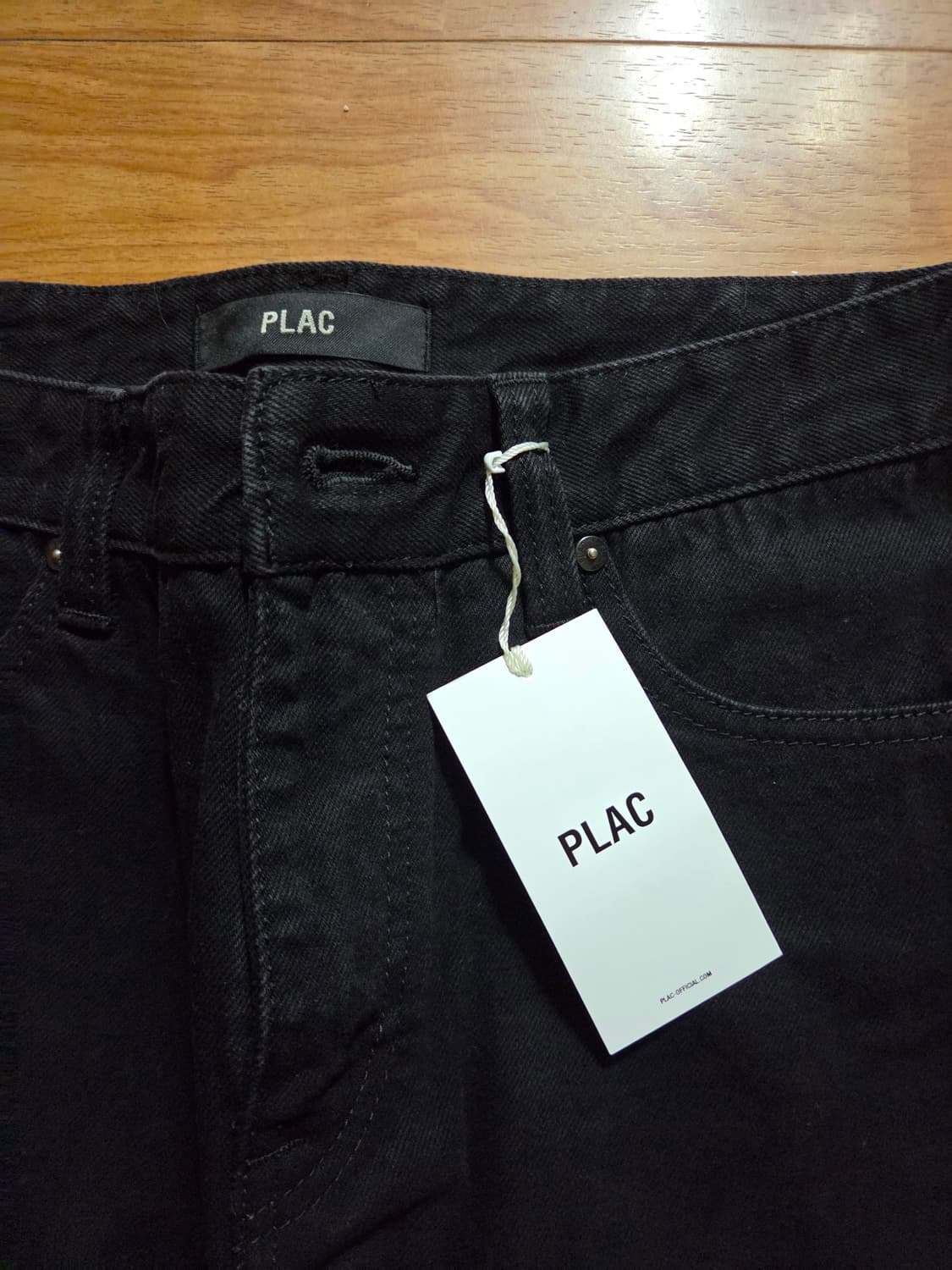 PLAC 스티즈 청바지 린스드 데님09 블랙 상품이미지6
