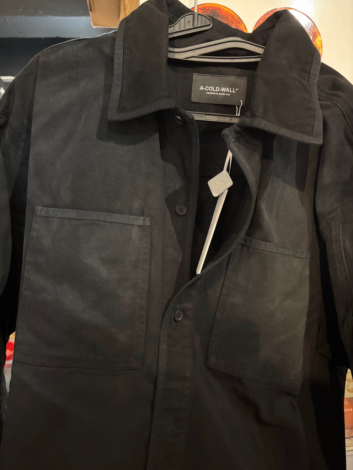 어콜드월 리미티드 셔츠자켓 블랙 L 상품이미지10