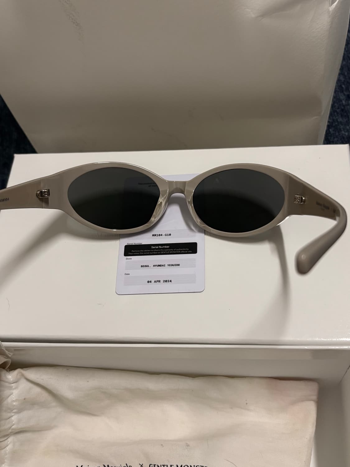 젠틀몬스터 마르지엘라 mm104-g10선글라스 상품이미지4