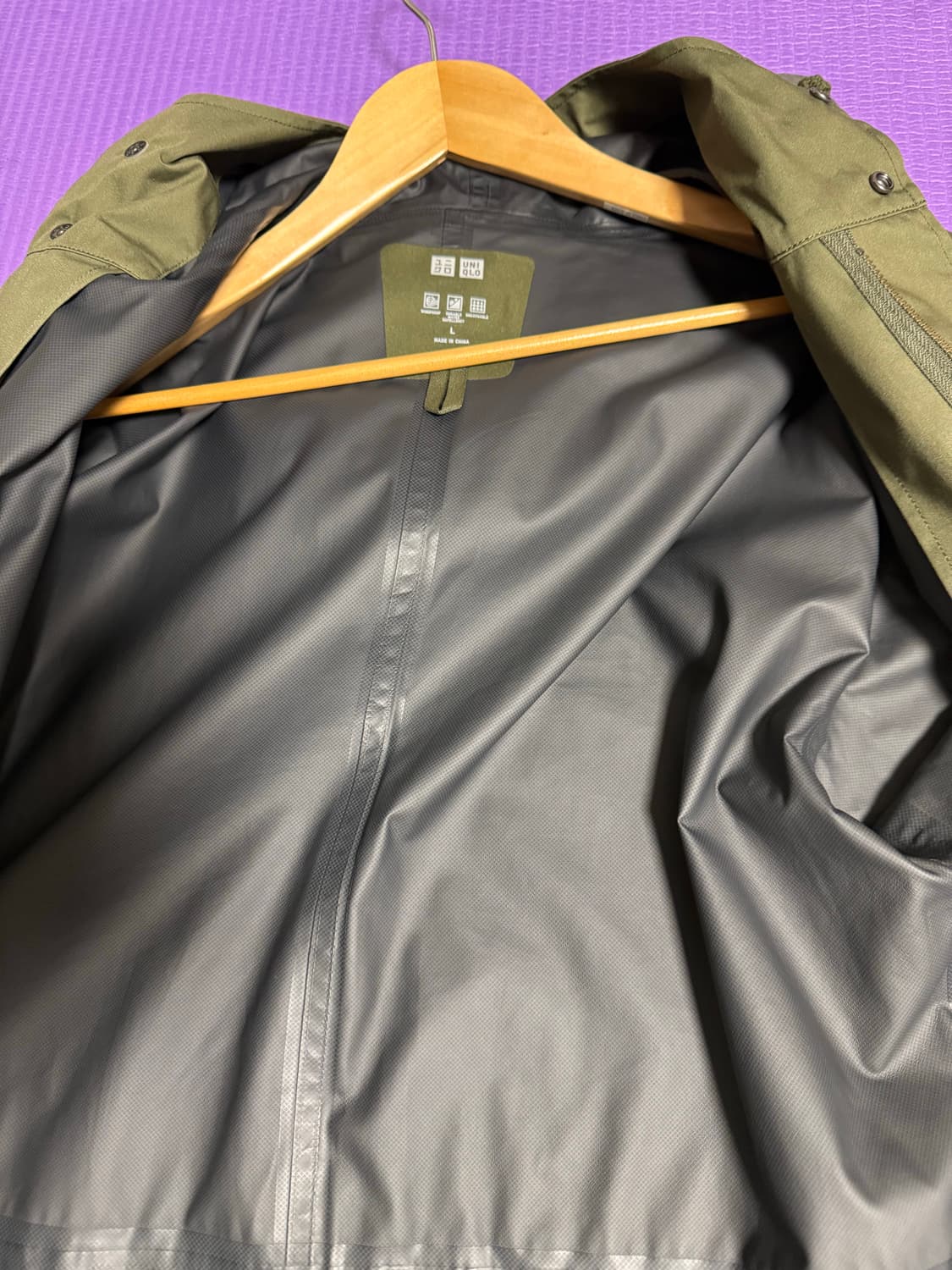 유니클로 피쉬테일 파카 야상 라지 상품이미지2