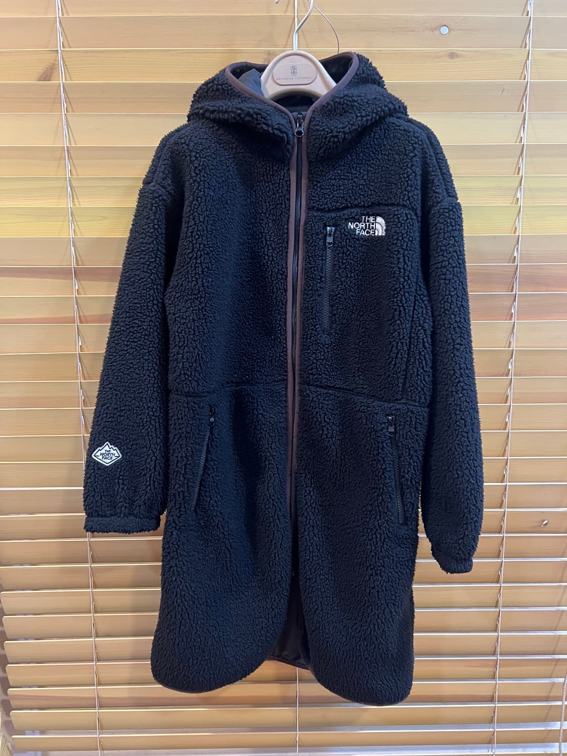 노스페이스 키즈 블랙 후리스집업점퍼 간절기롱점퍼 상품이미지2