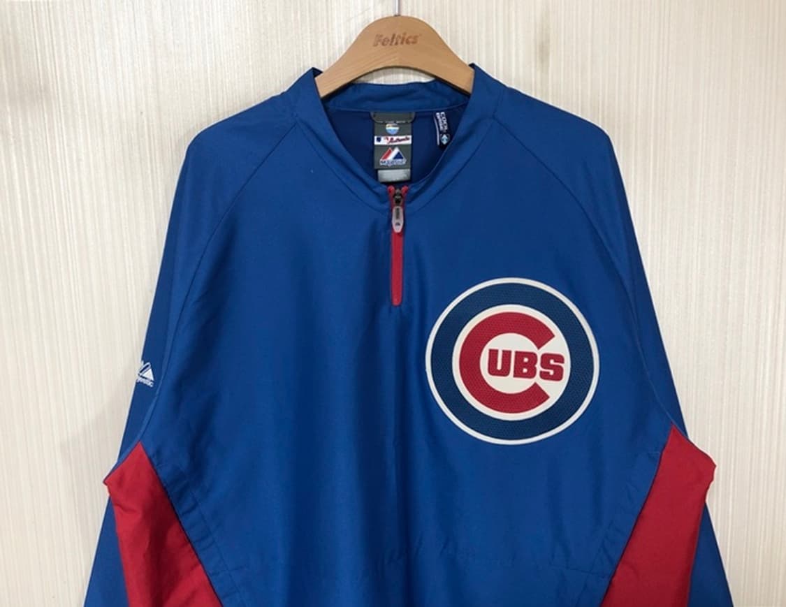 MLB 마제스틱 시카고컵스 어센틱바람막이/웜업풀오버 L 상품이미지2