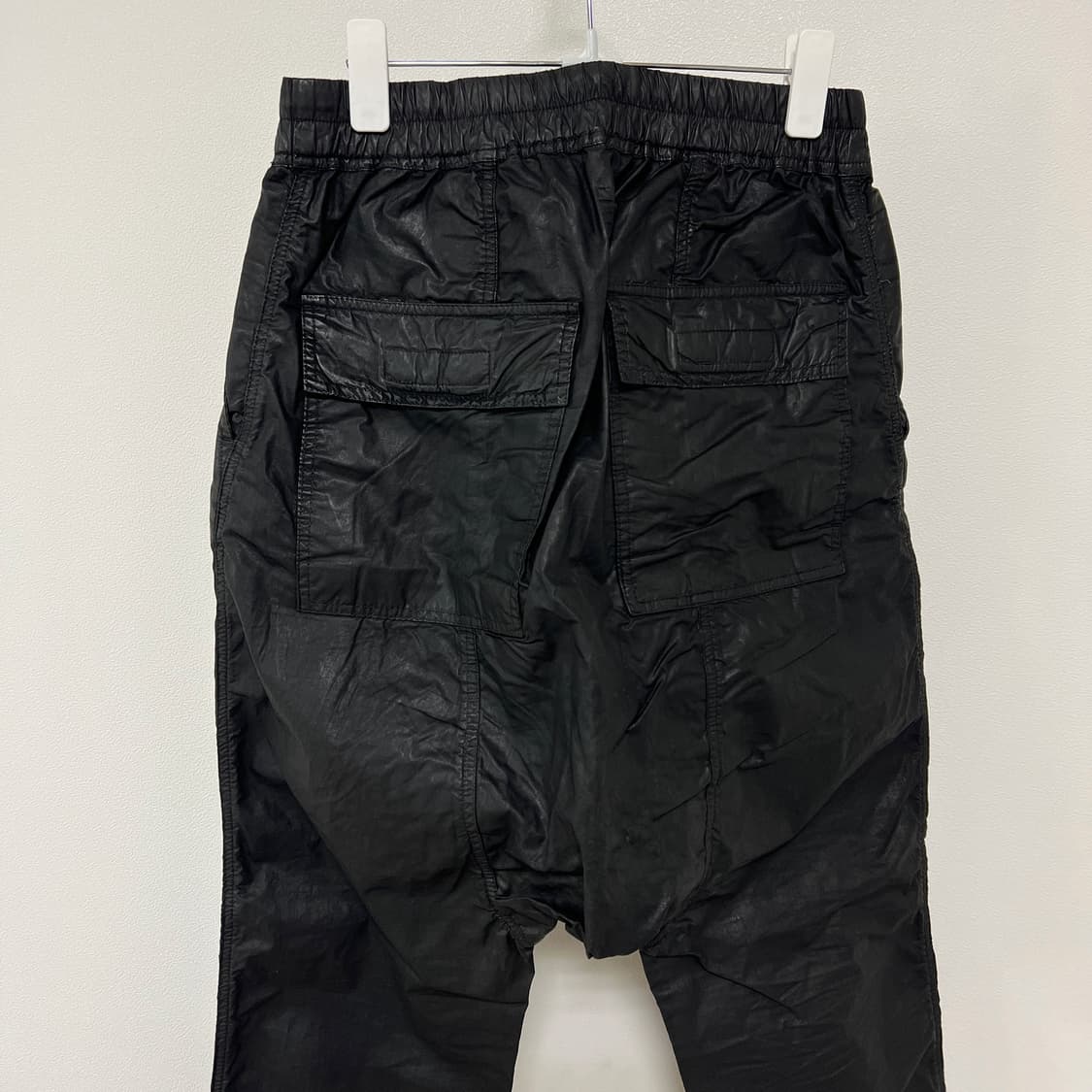 릭오웬스 15SS 다크쉐도우 드로우스트링 코팅 배기 팬츠 상품이미지5