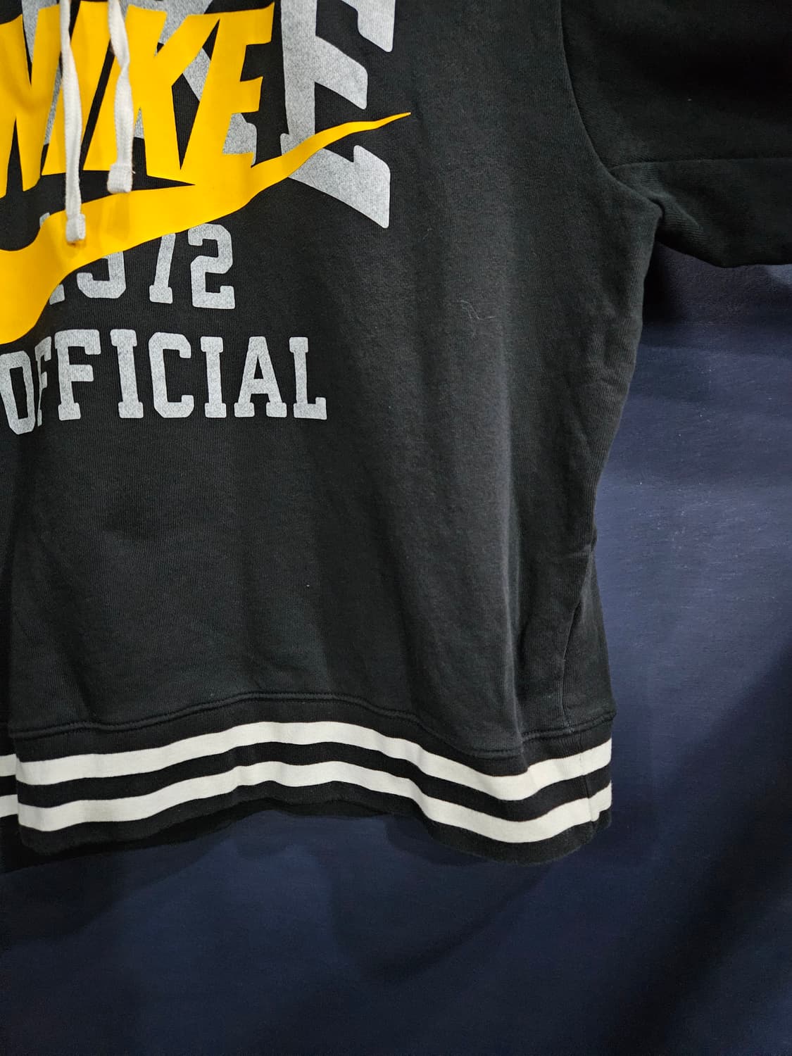 나이키 프린팅 블랙 남성 세미오버핏 110 후드티  상품이미지6