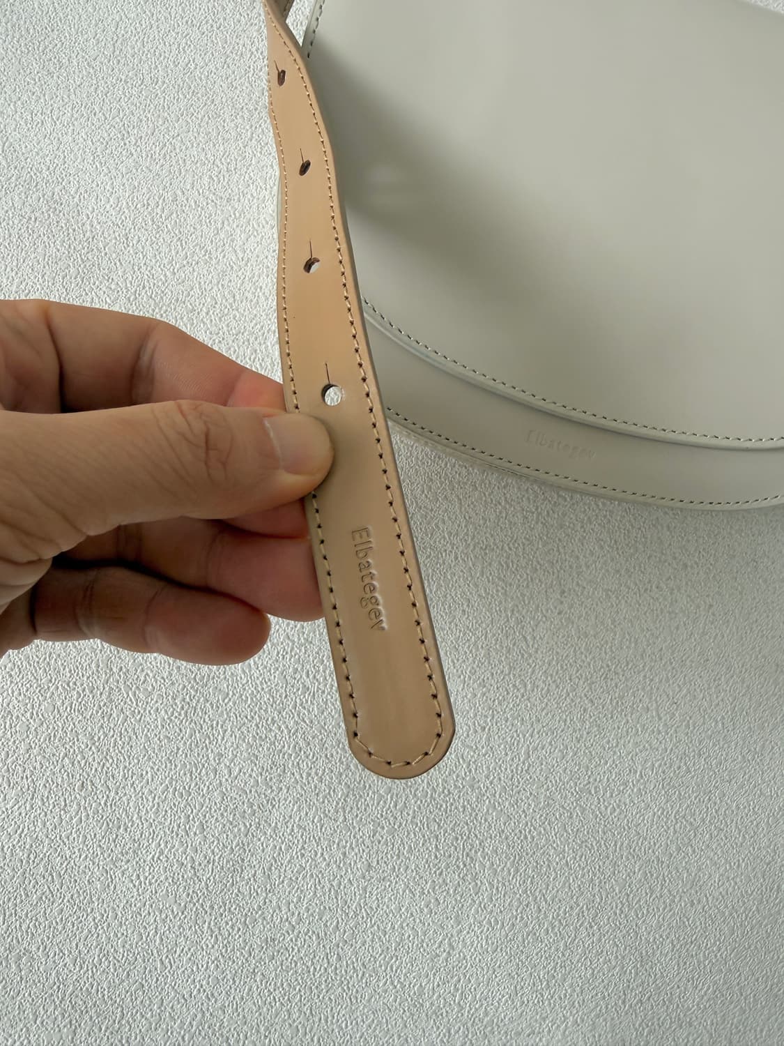 엘바테게브(ELBATEGEV) 레더 숄더 크로스백 상품이미지6