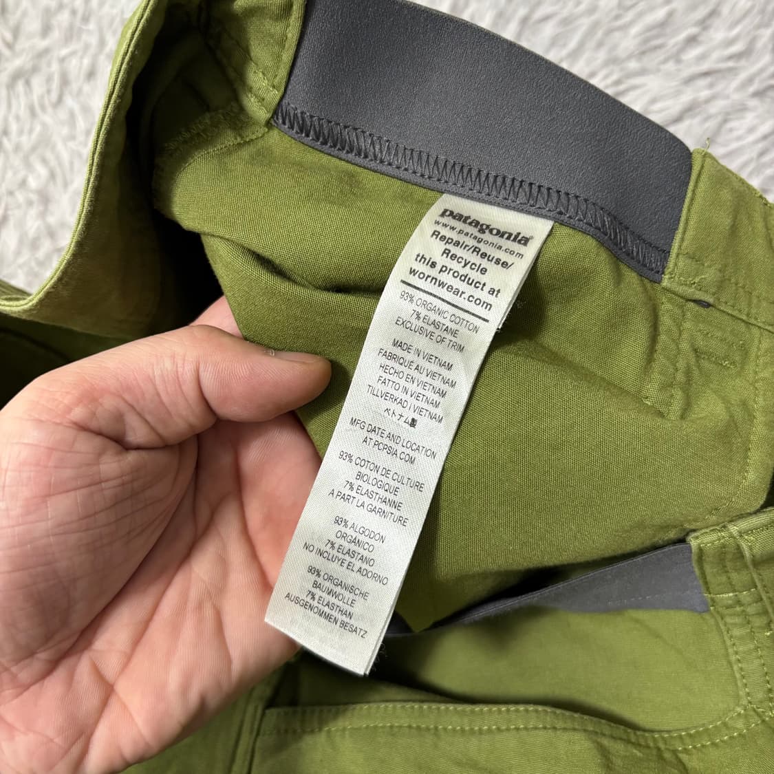 파타고니아 그린 뱅가 록 반바지 상품이미지5